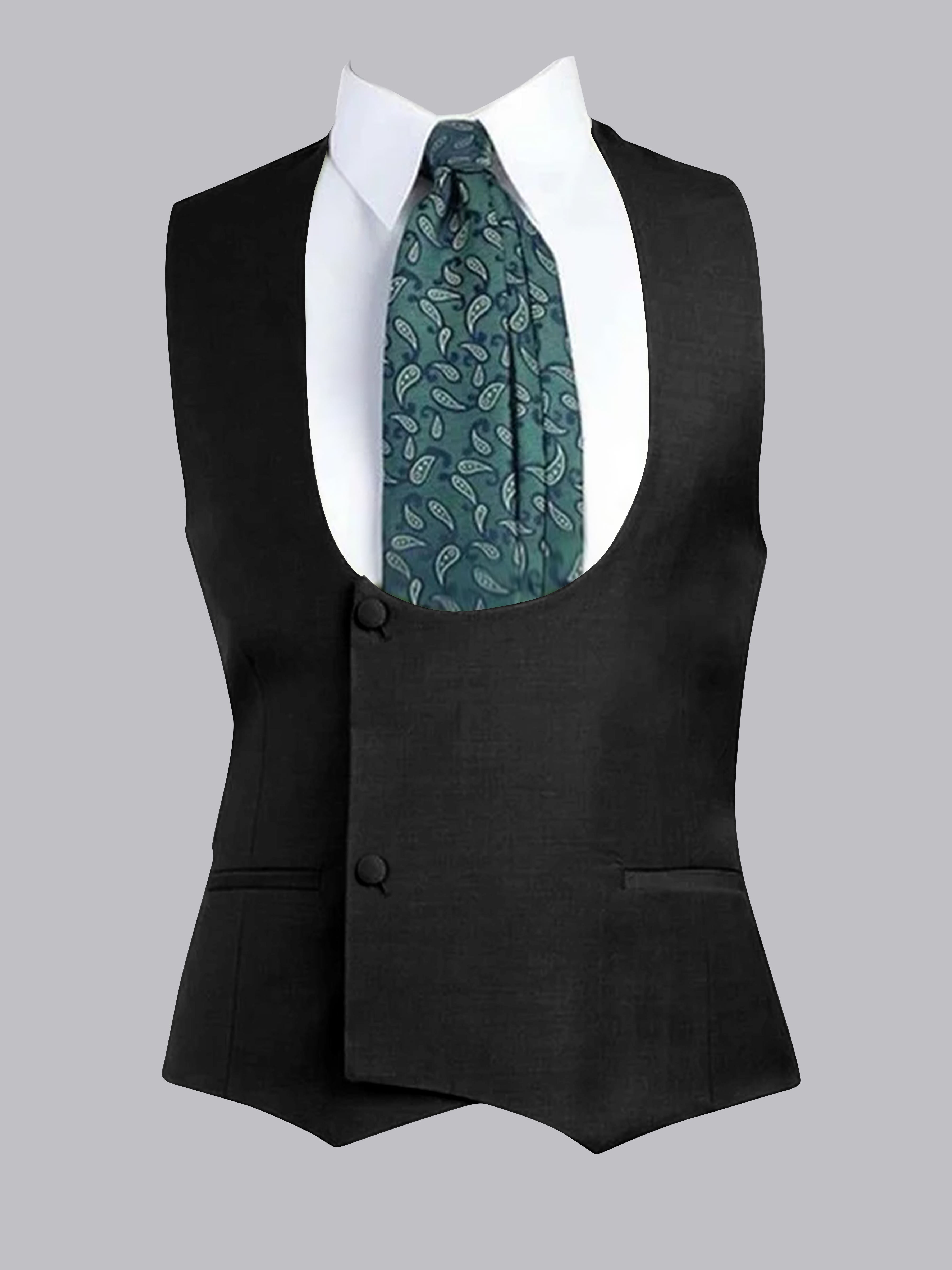 Men's Slim Fit One-Button Vest UK