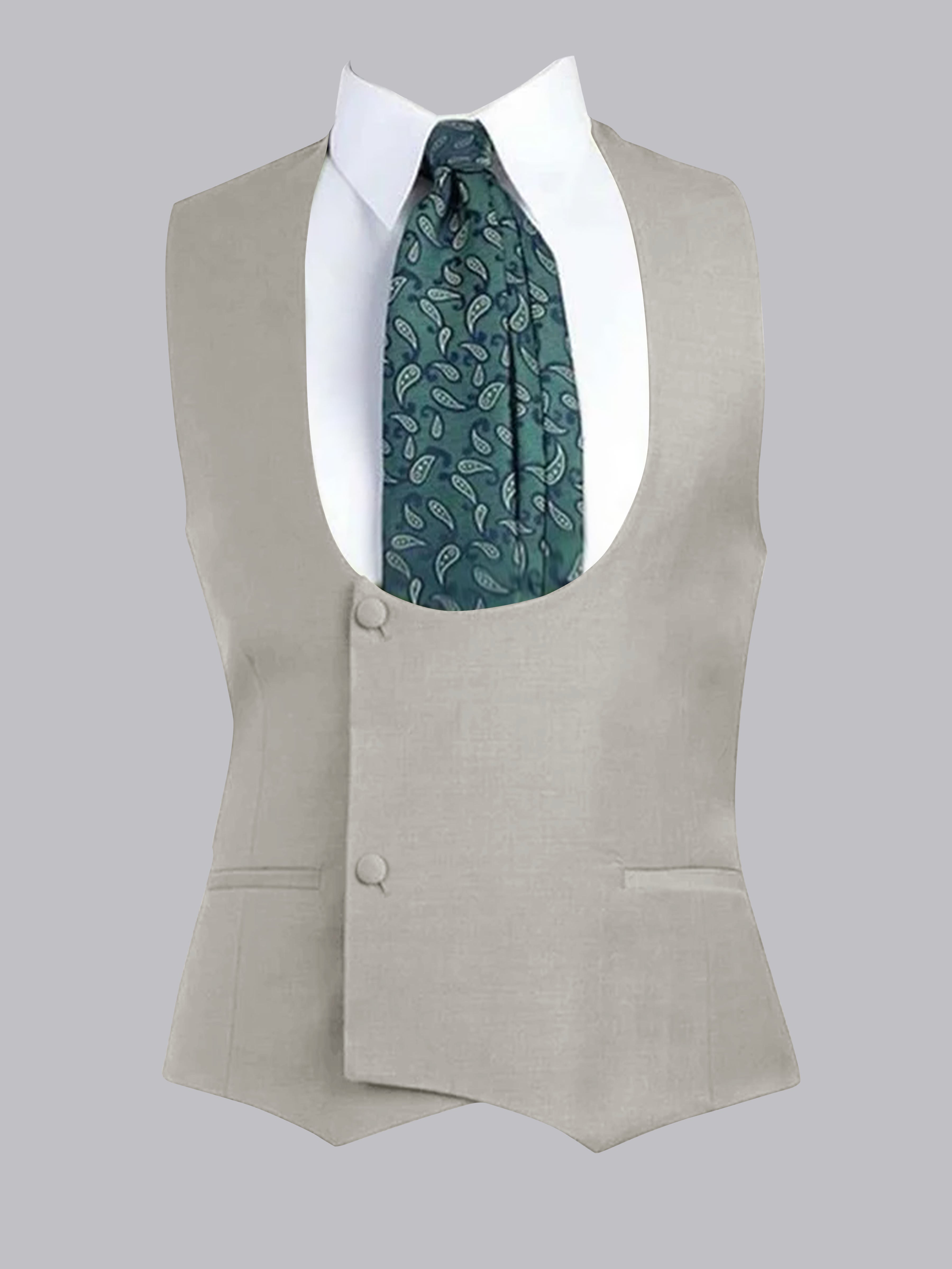 Men's Slim Fit One-Button Vest UK