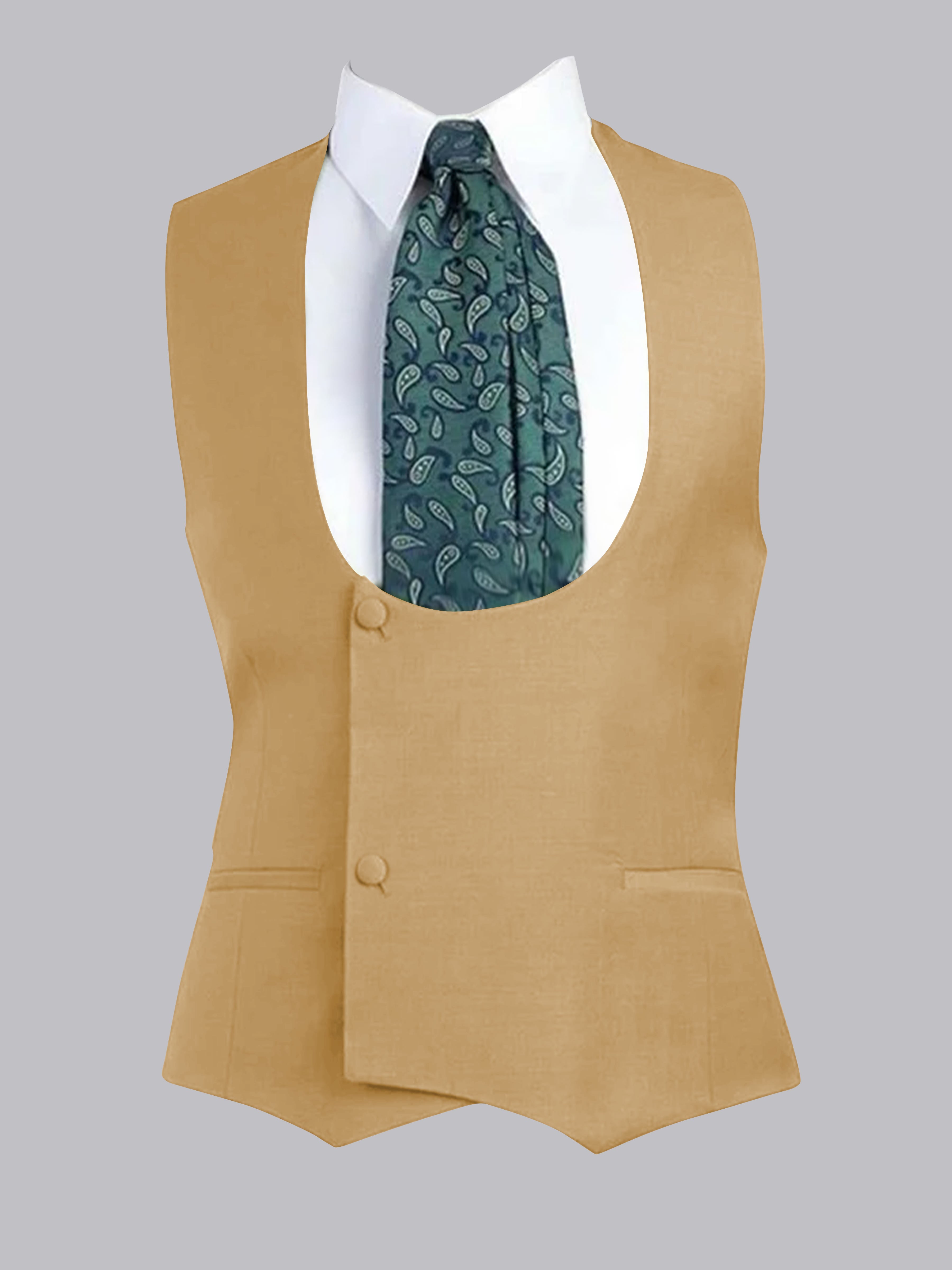 Men's Slim Fit One-Button Vest UK