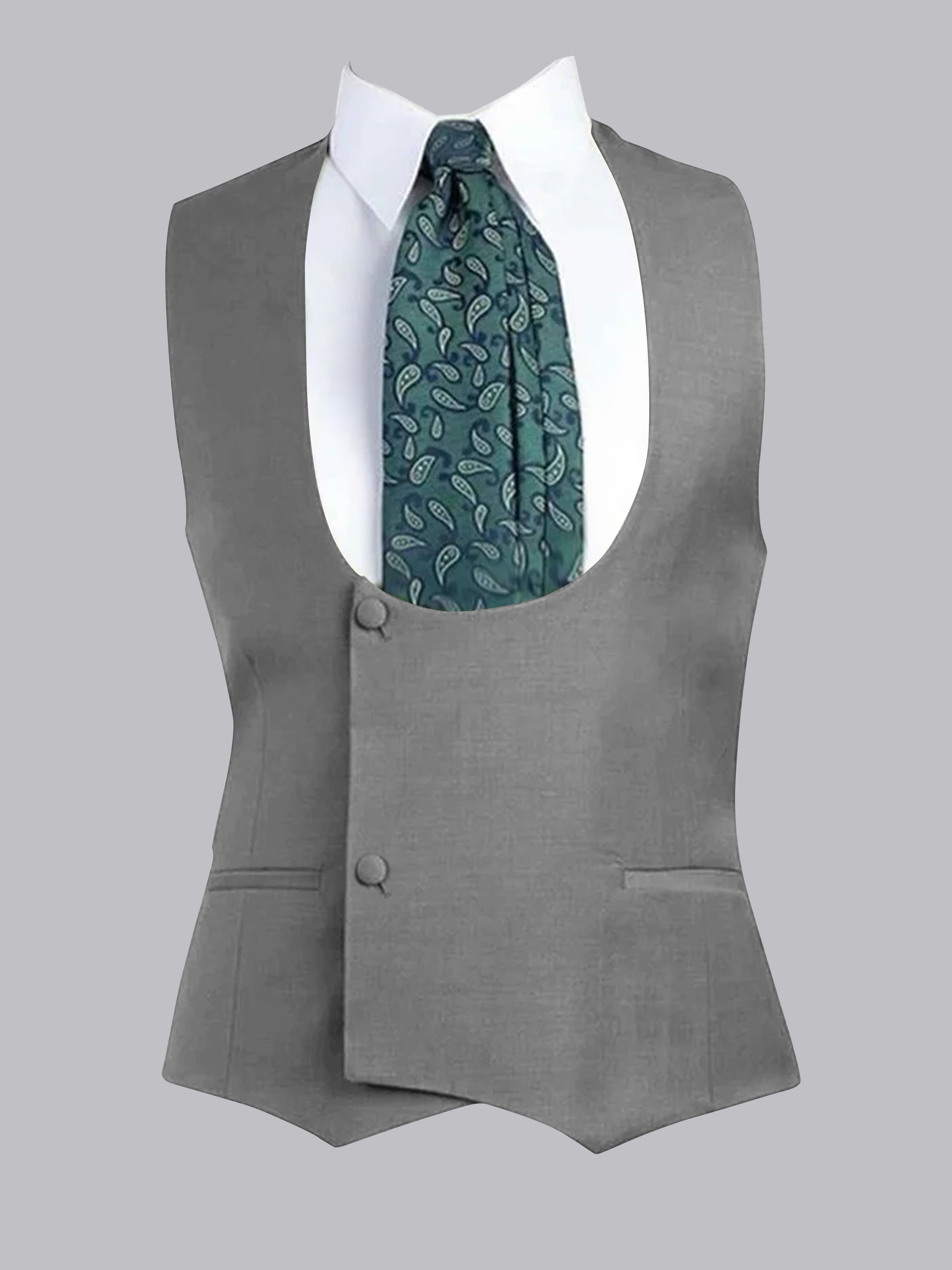 Men's Slim Fit One-Button Vest UK