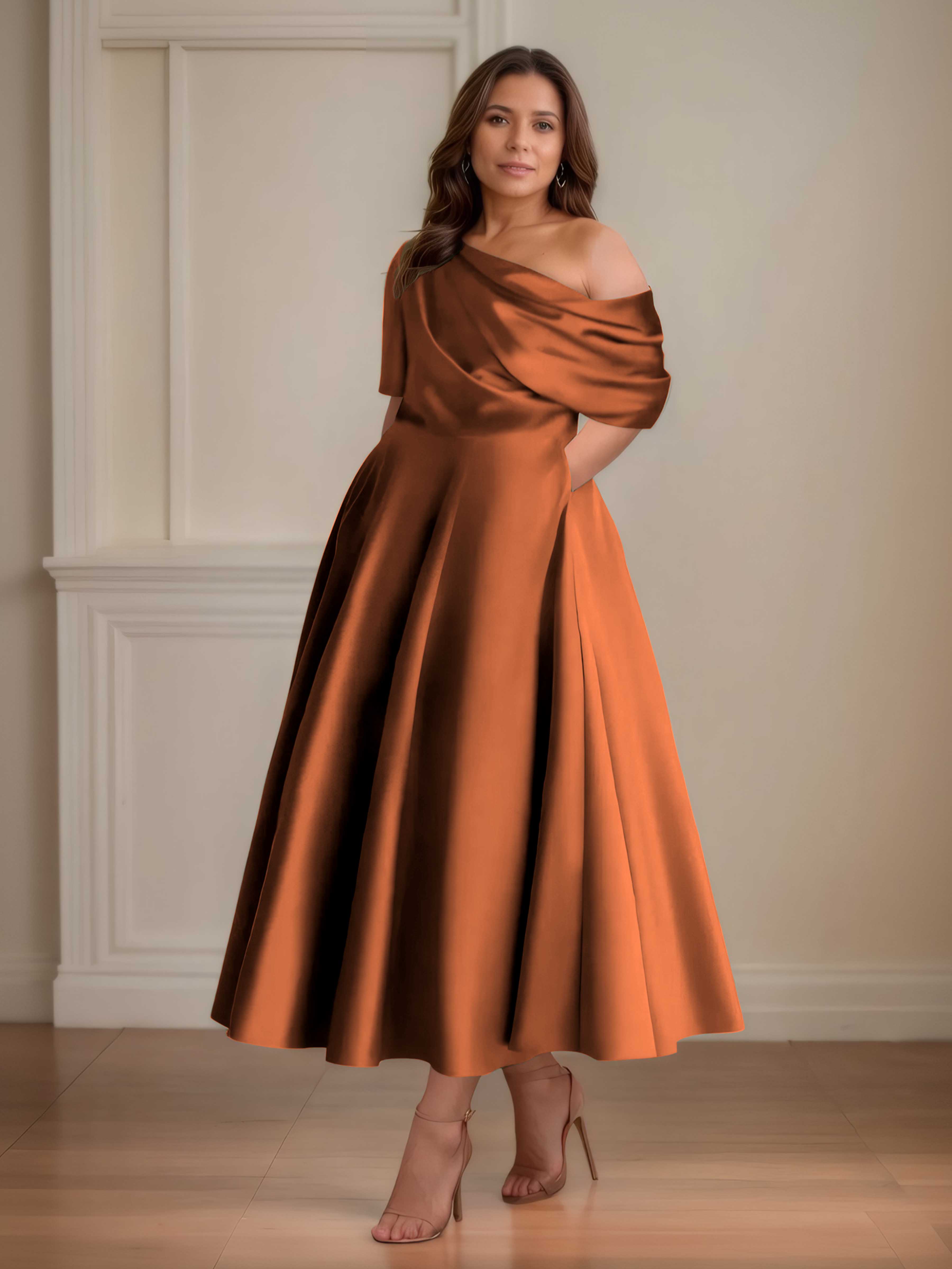 burnt orange mother of the groom dresses Plus Size Dress Expertly crafted for the mother of the bride Bride Dresses Sassy Boutique Mother