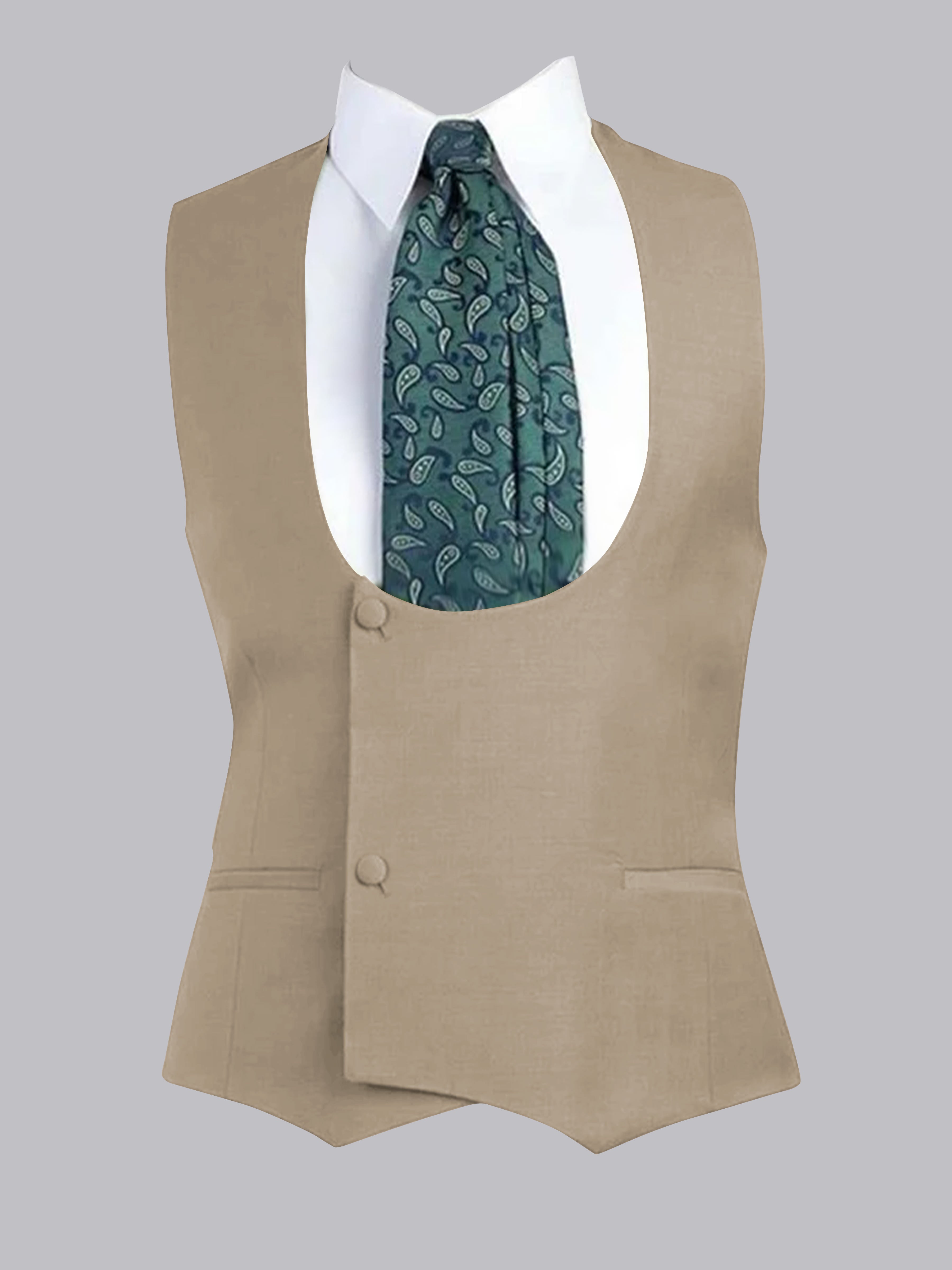 Men's Slim Fit One-Button Vest UK
