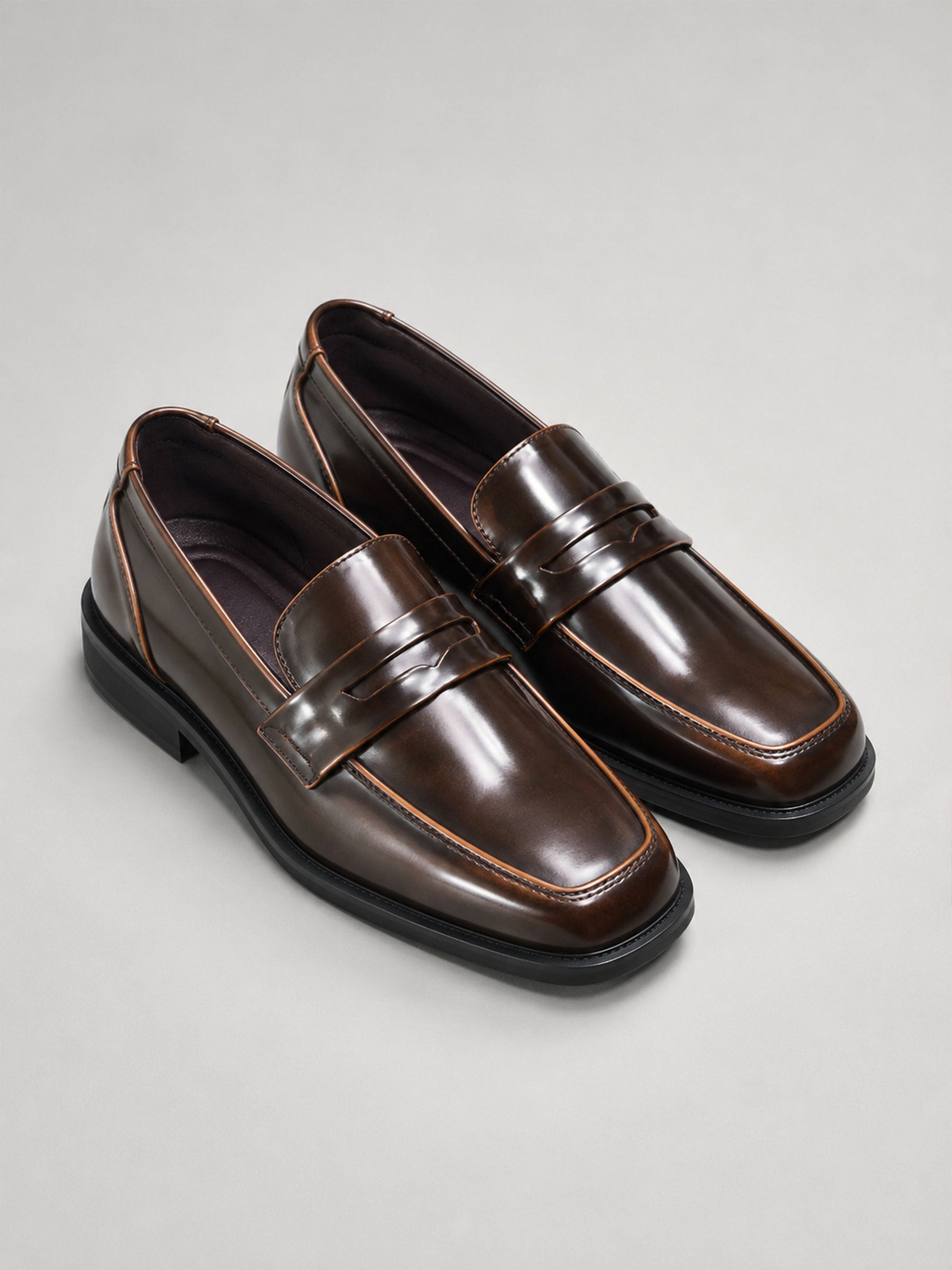 Men's Patent Leather Penny Loafers UK