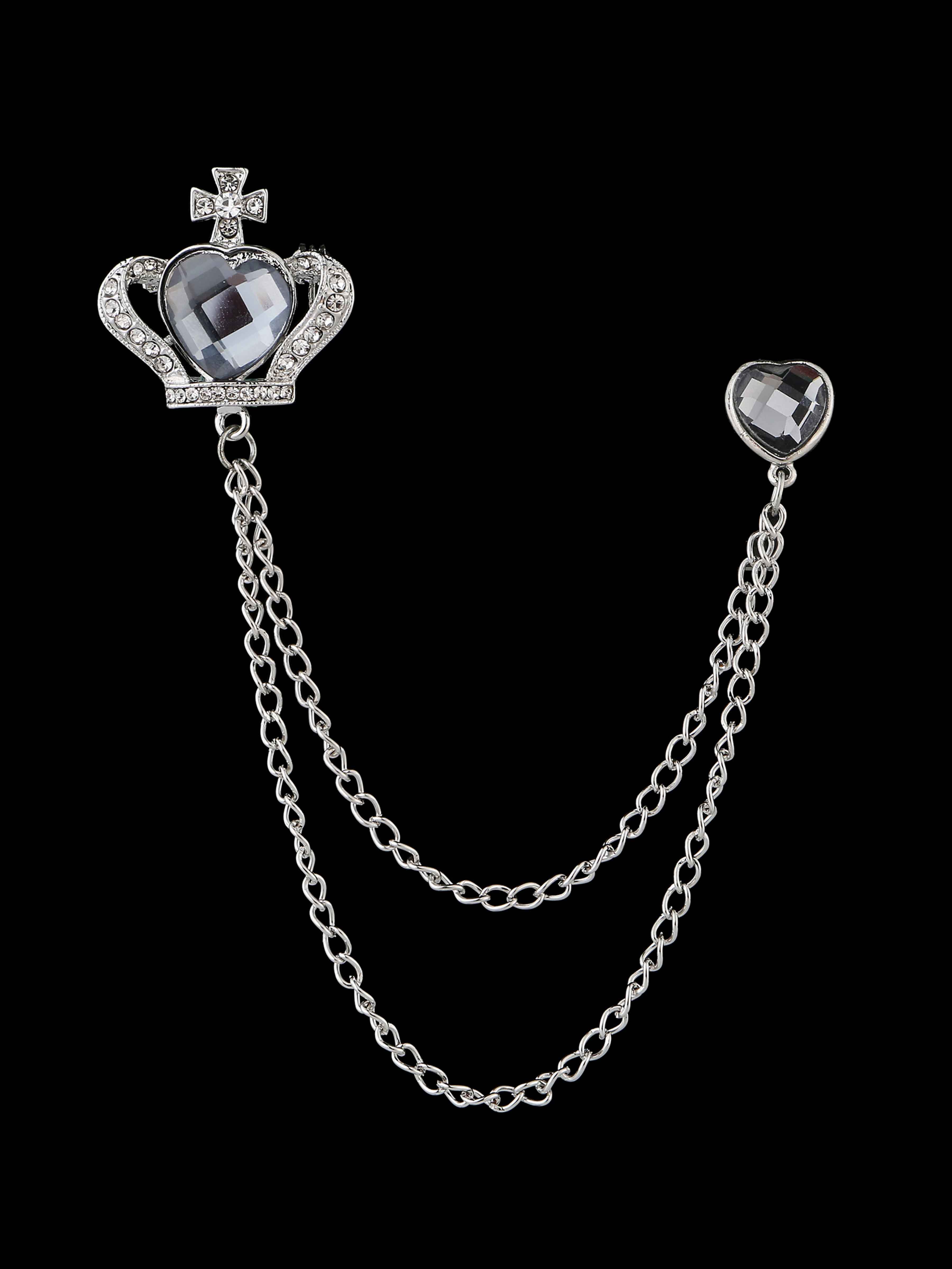 Modern Sliver Men's Brooches & Lapel Pins UK