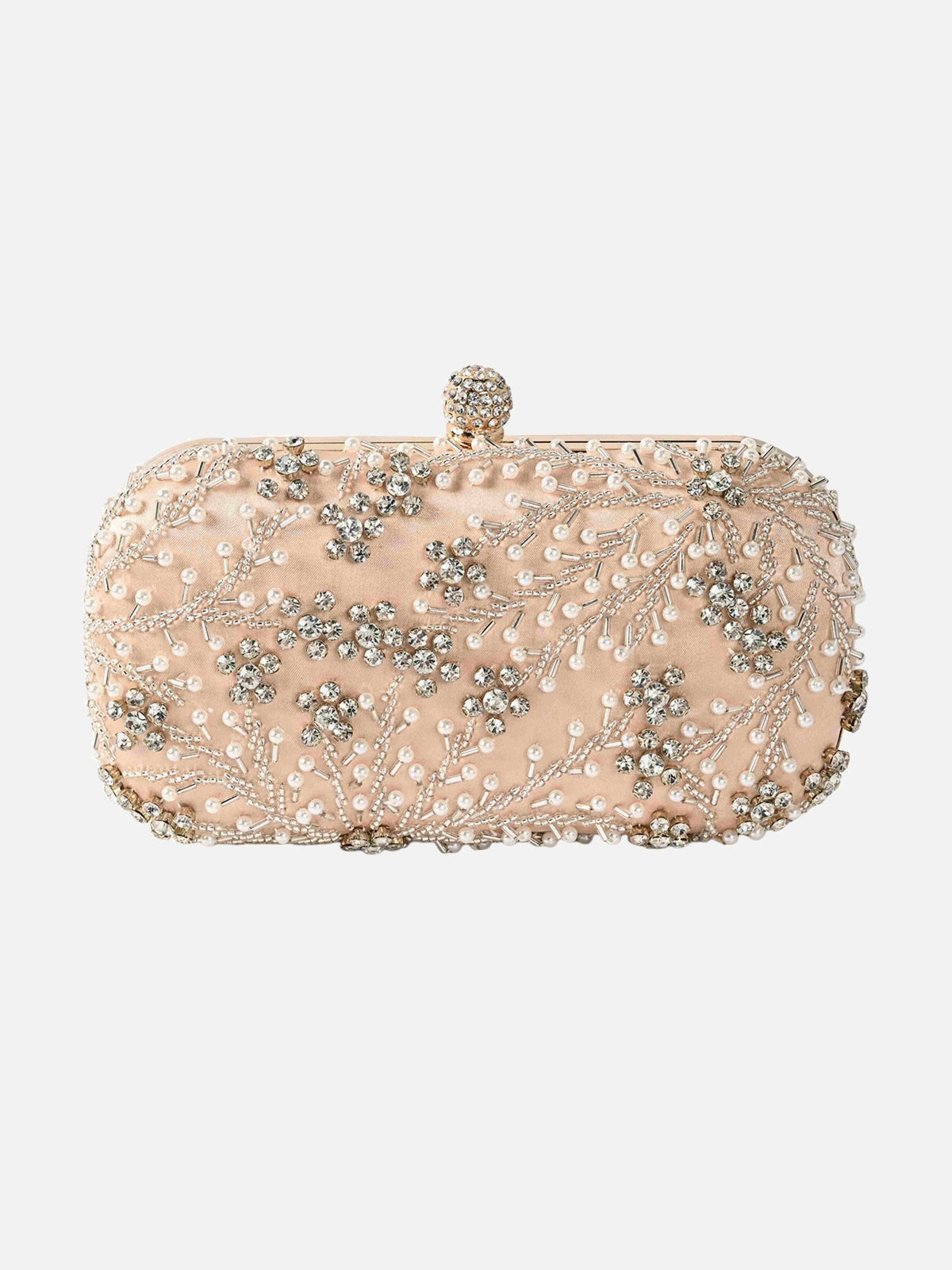 Pearl Beaded Formal Evening Clutch