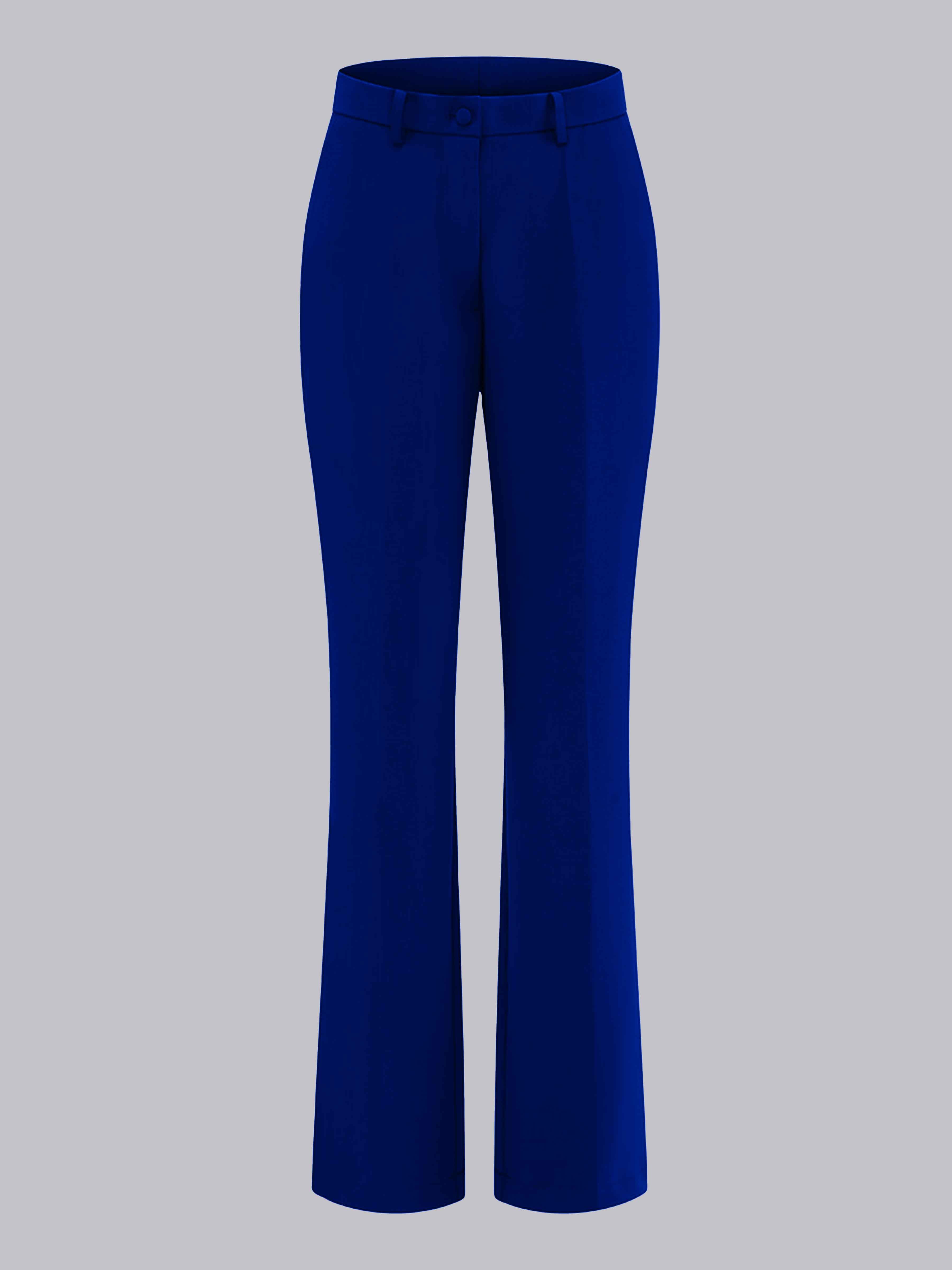 Timeless Women's Slim Fit Flared Trousers UK