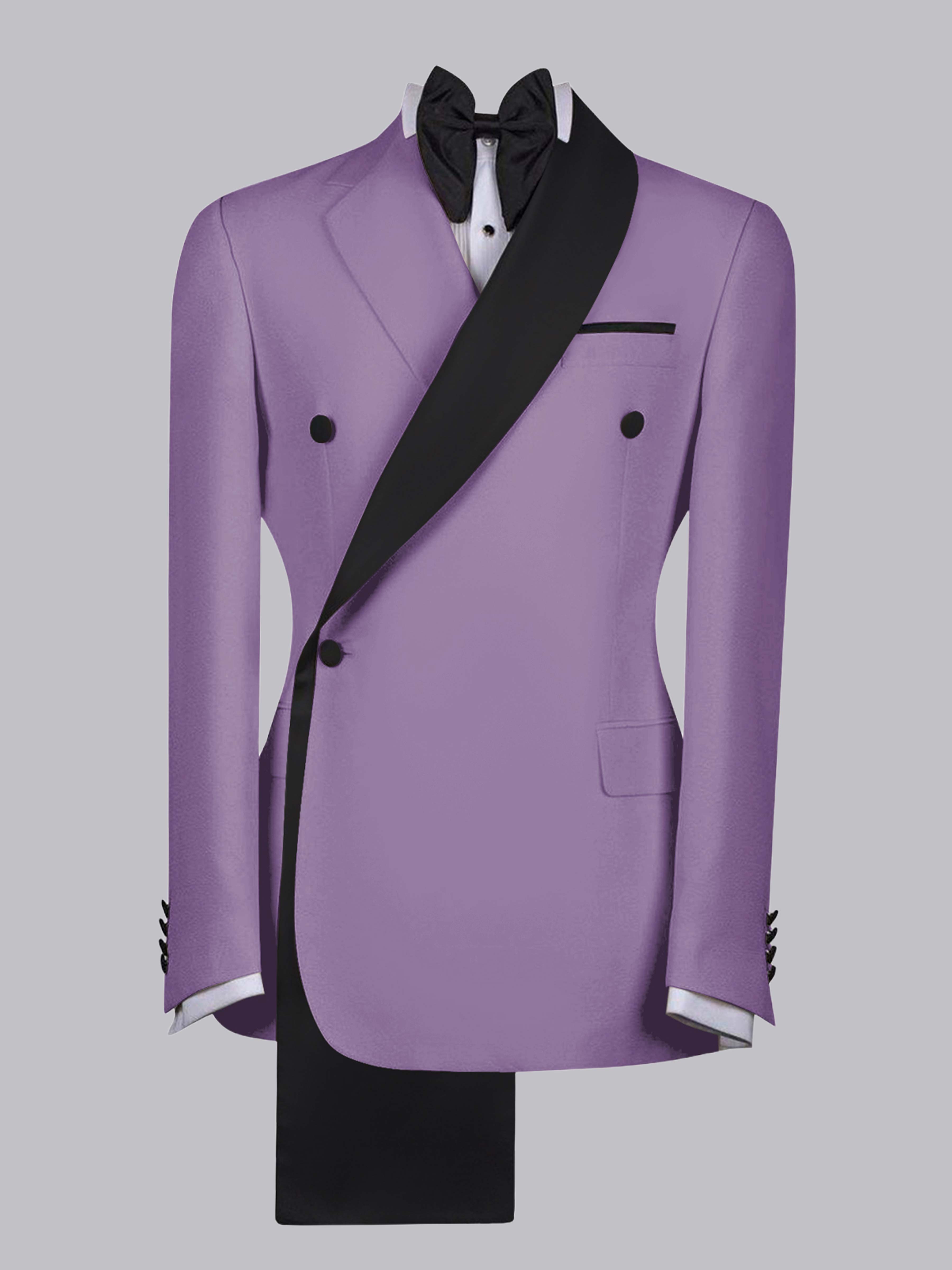 Versatile One Button Men's Shawl Lapel Suit Jacket