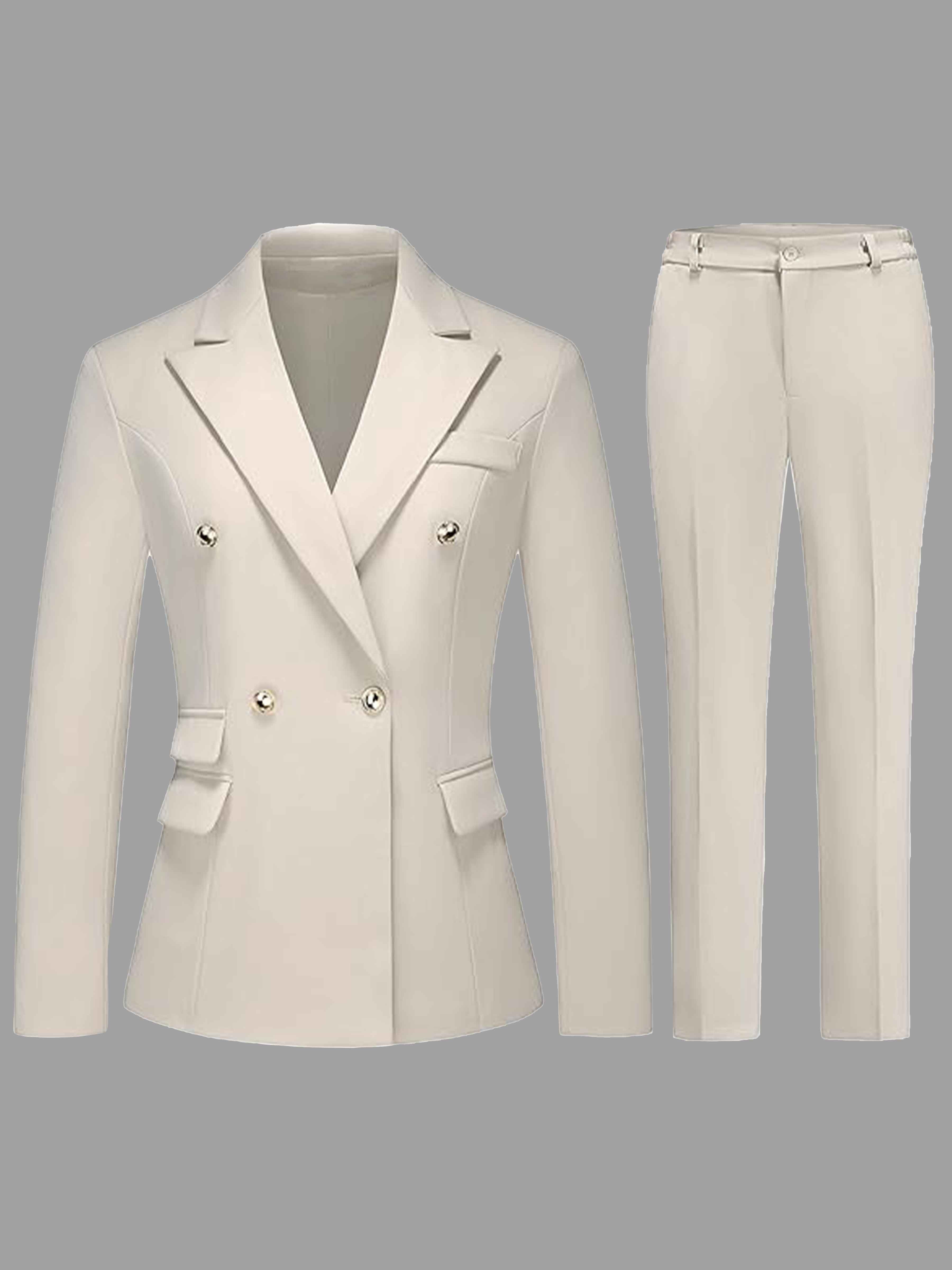 Powerful Women's 2 Pieces Uni Double Breasted Formal Suit
