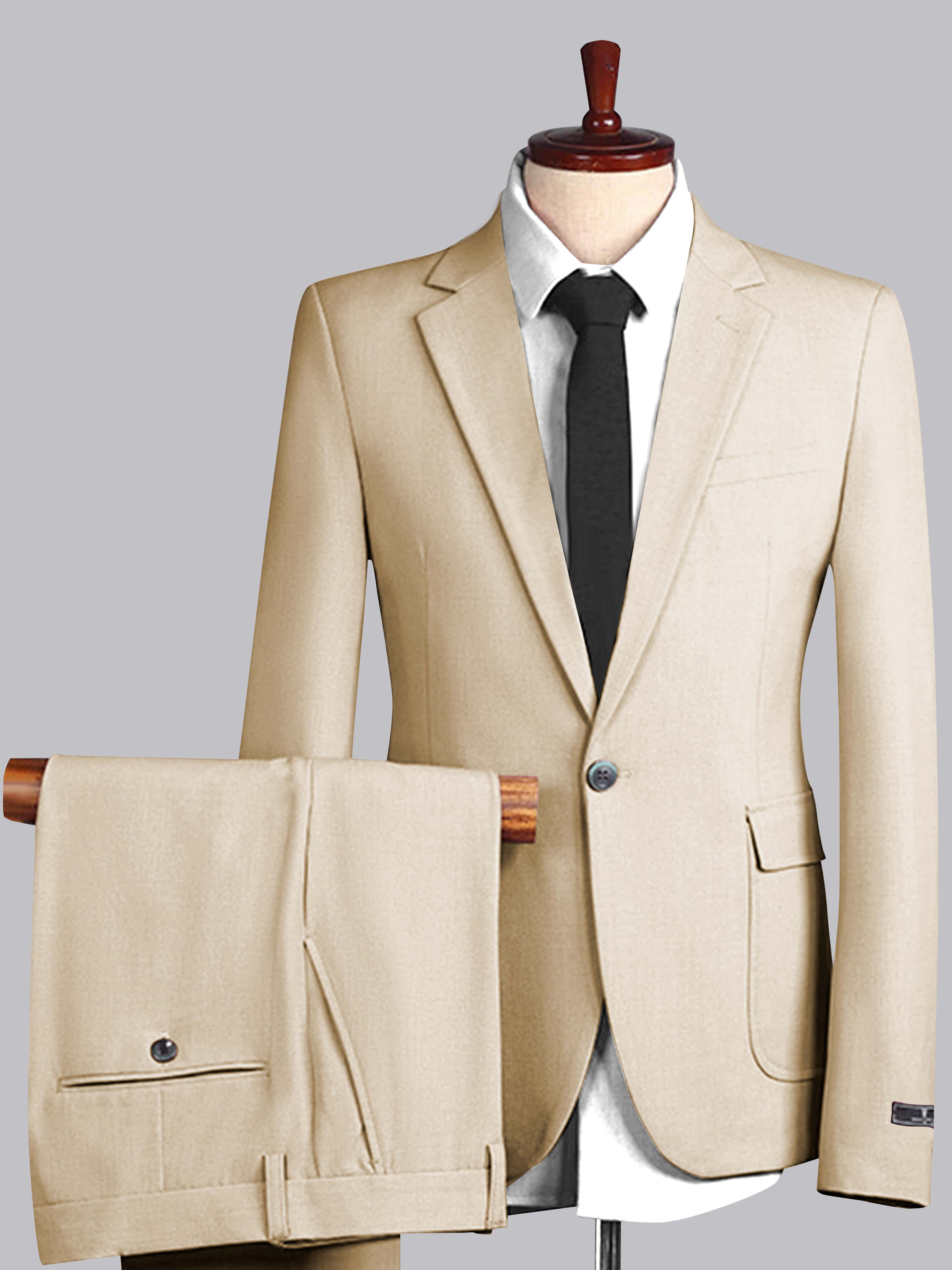 Men's Slim Fit One Button 2 Pieces Wedding Suits UK