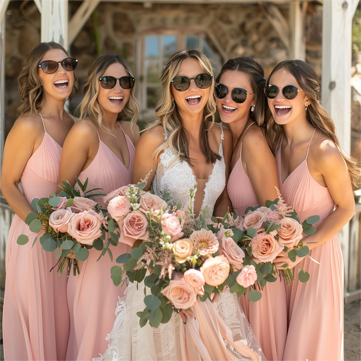 pinks-bridesmaid-dresses-pomuyoo.co.uk