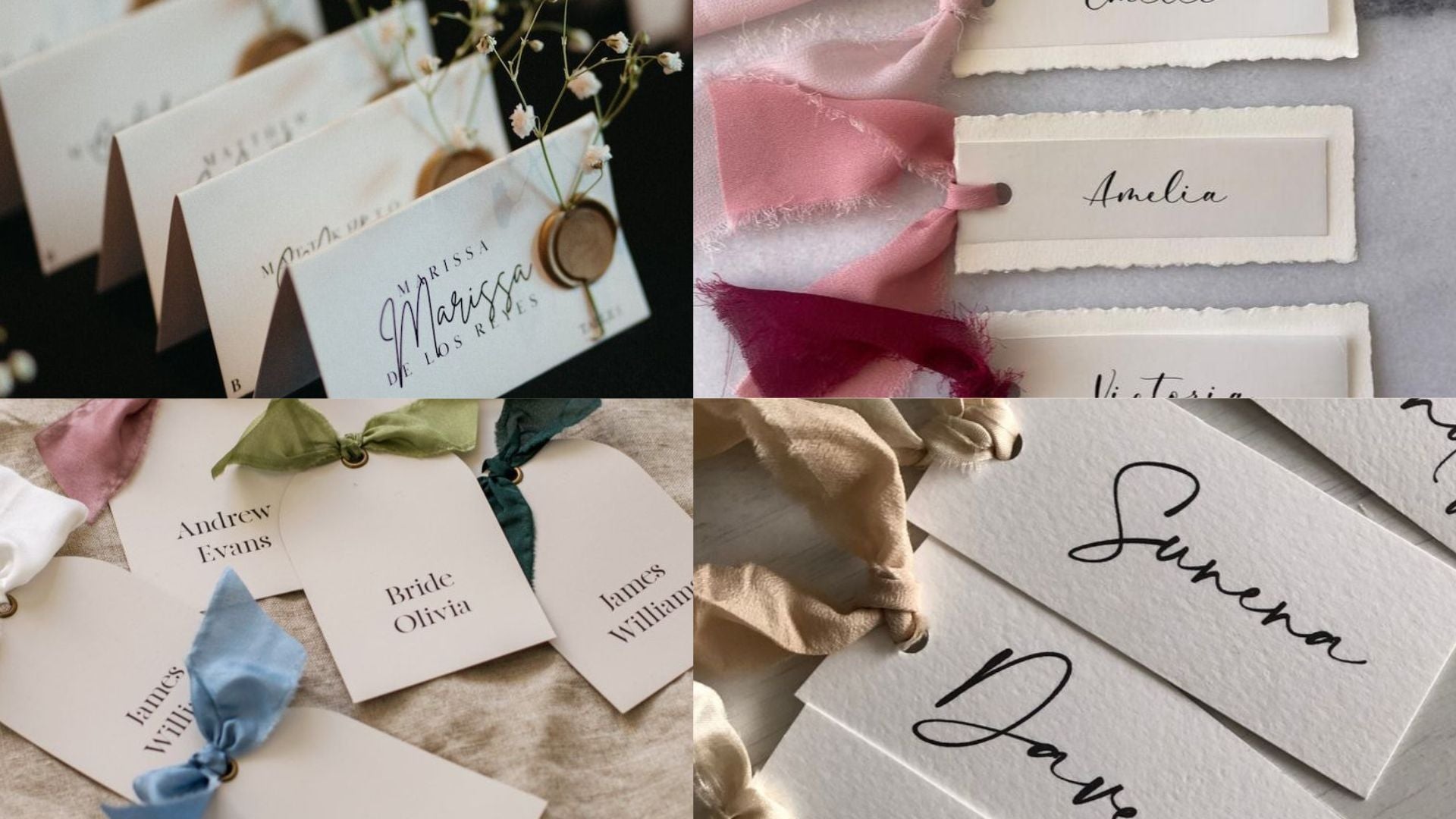 Top DIY Wedding Name Card Ideas for a Personalized Touch