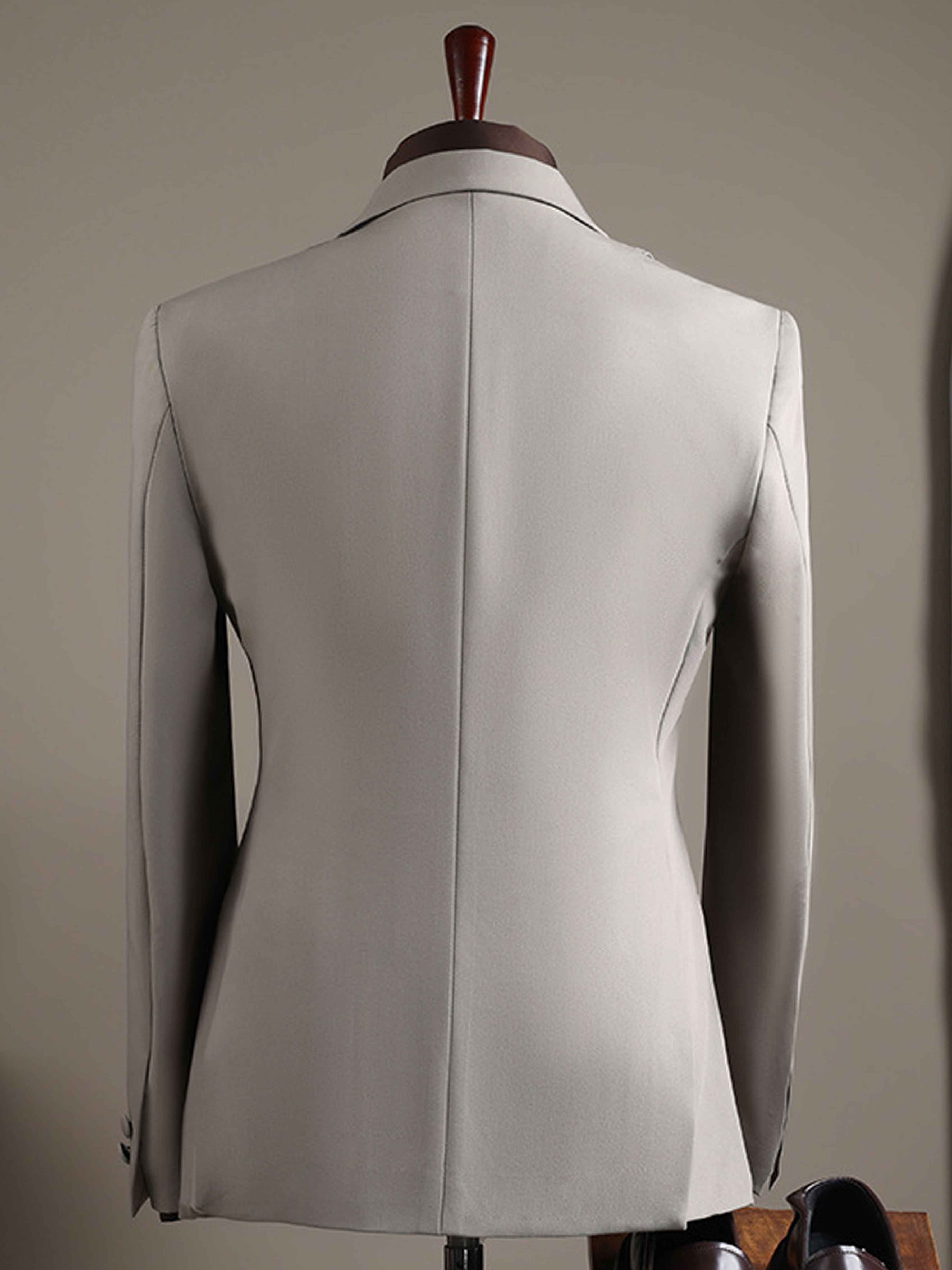 Modern Men's Double Breasted 2 Pieces Formal Suits UK