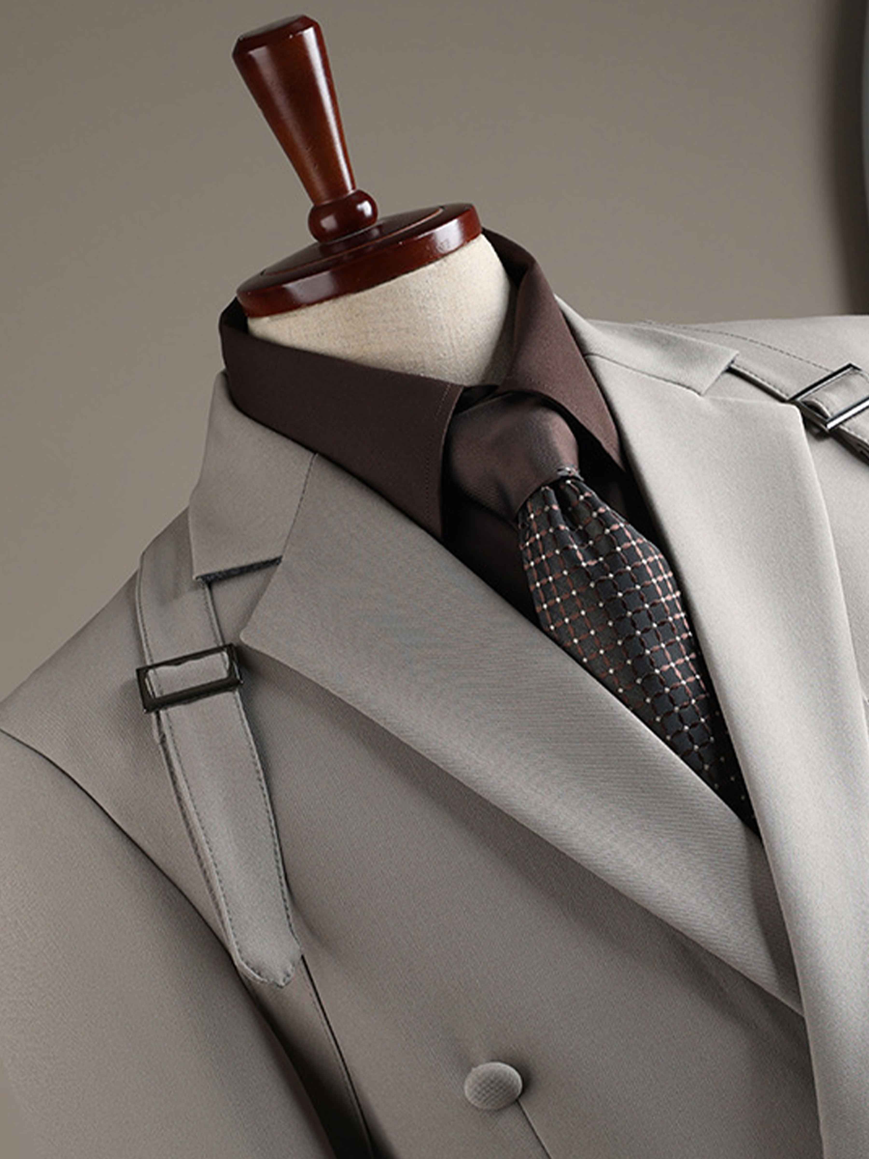 Modern Men's Double Breasted 2 Pieces Formal Suits UK