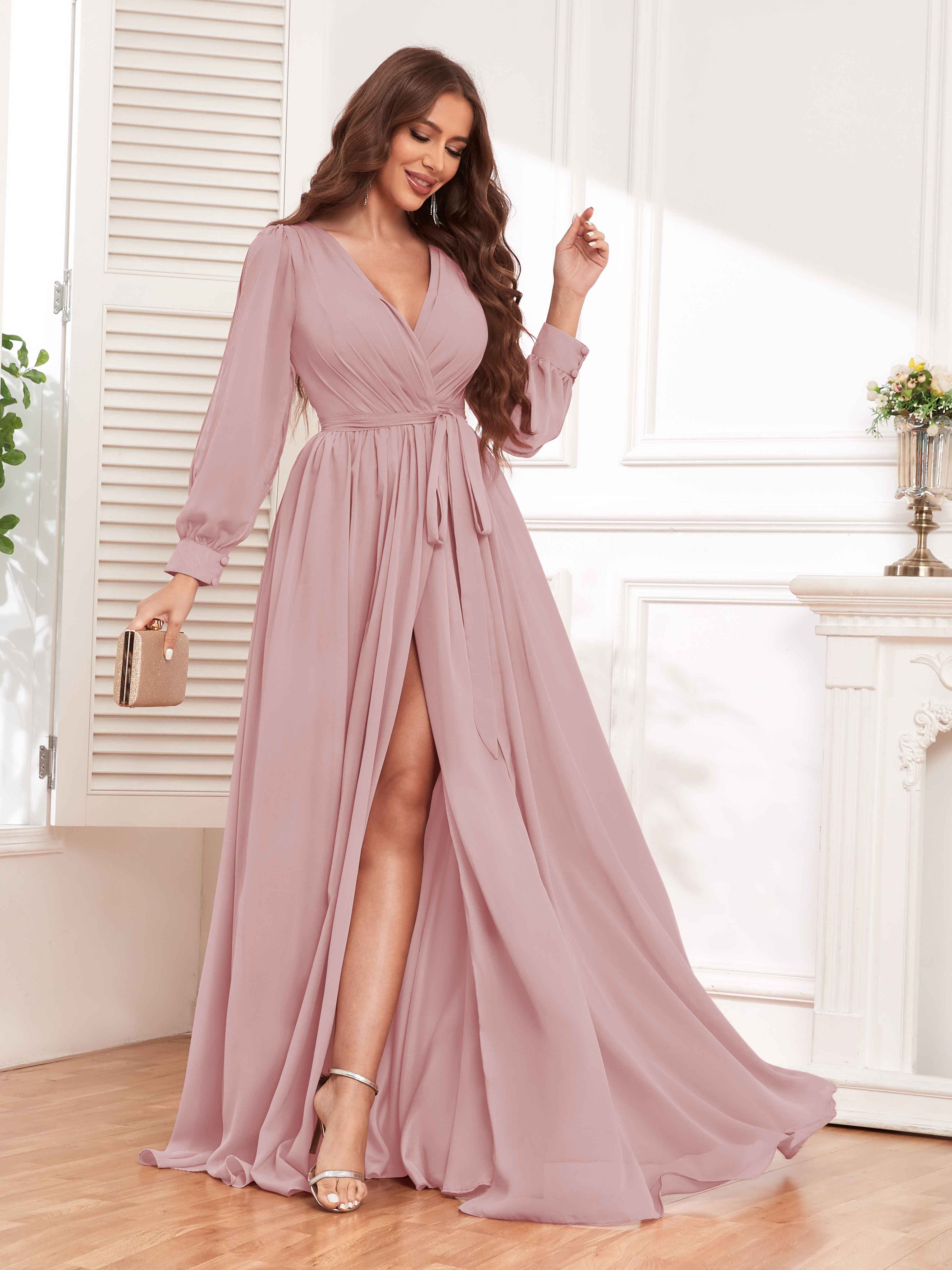 Dusty rose plus size bridesmaid dresses best sale