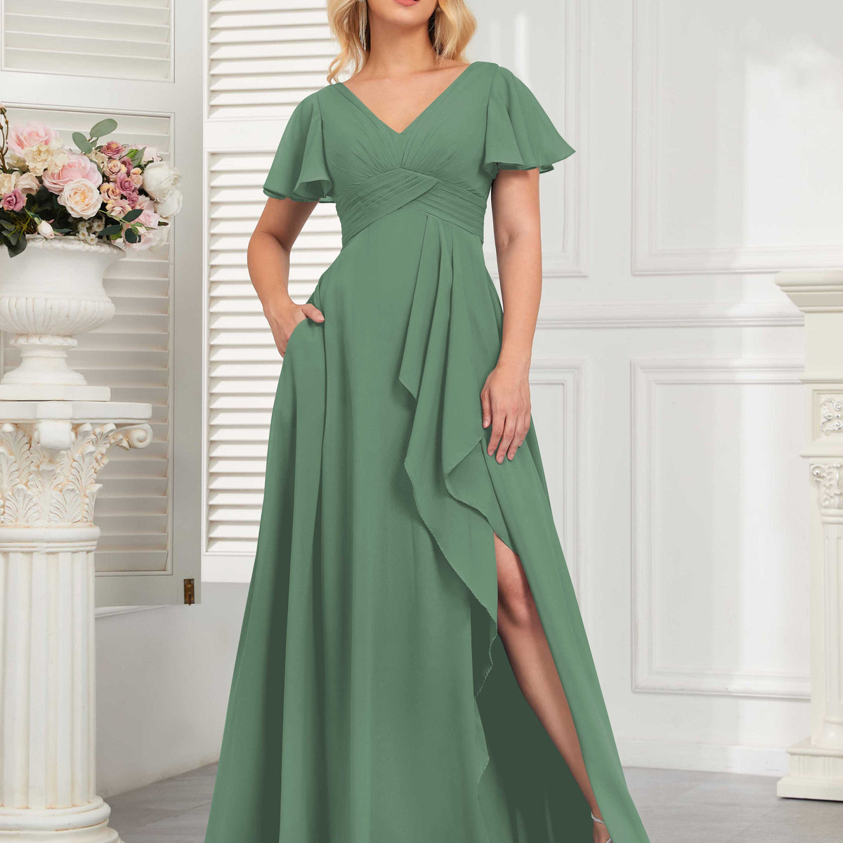 chiffon shawls for dresses Shawl Pink Satin A-Line Off BestProm Dusty Rose Size:44x32