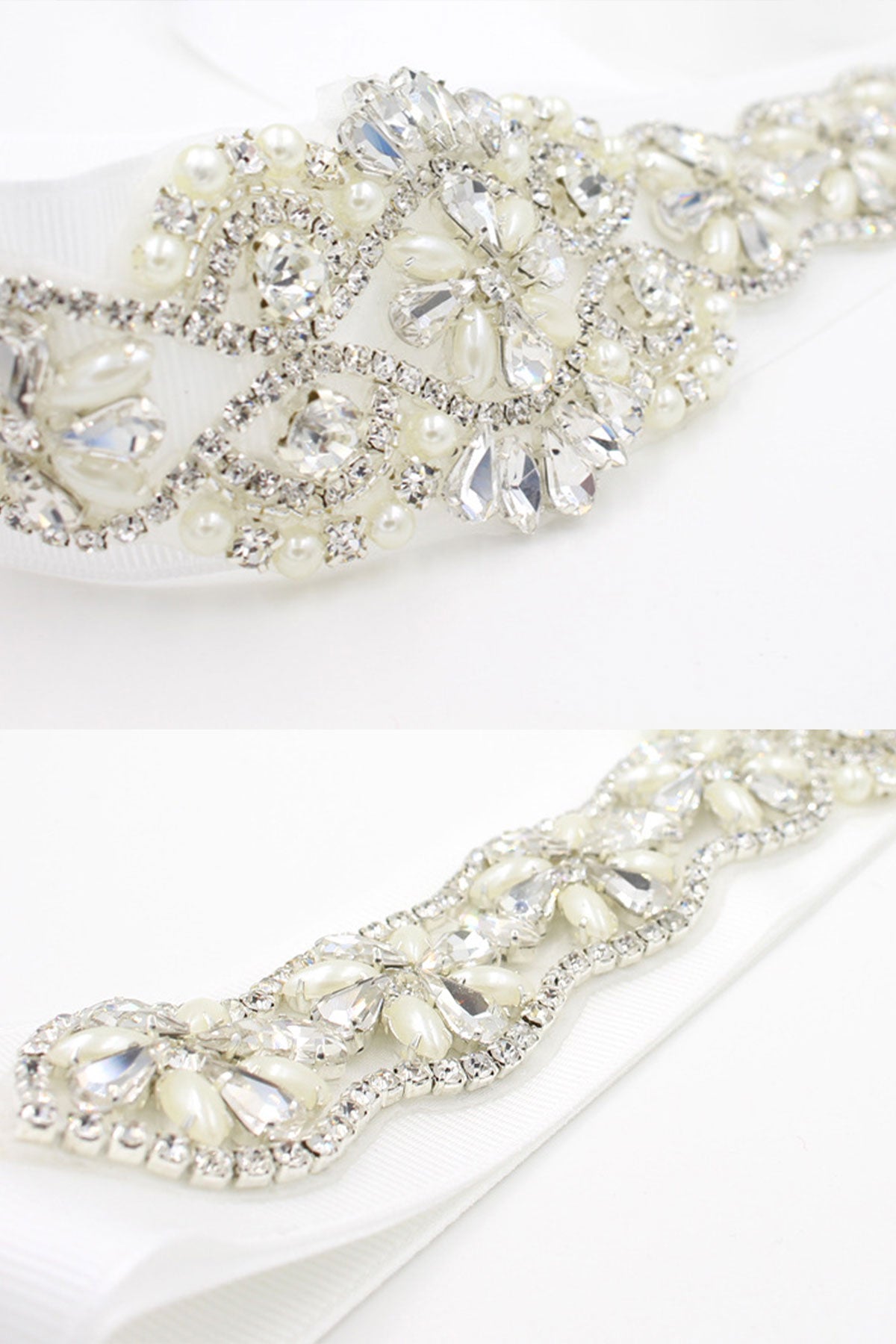 Trendy Wedding Belt with Rhinestones