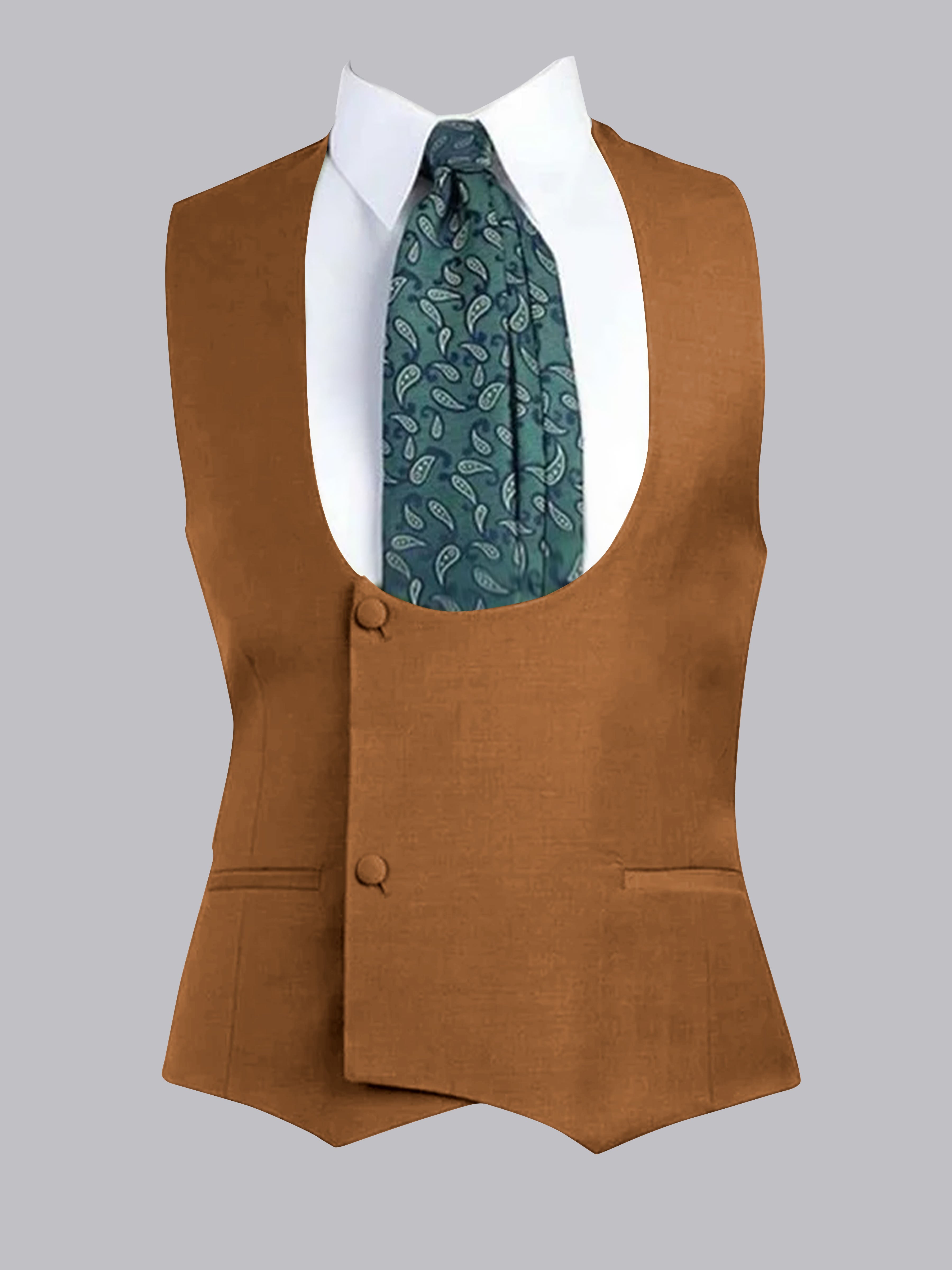Men's Slim Fit One-Button Vest UK
