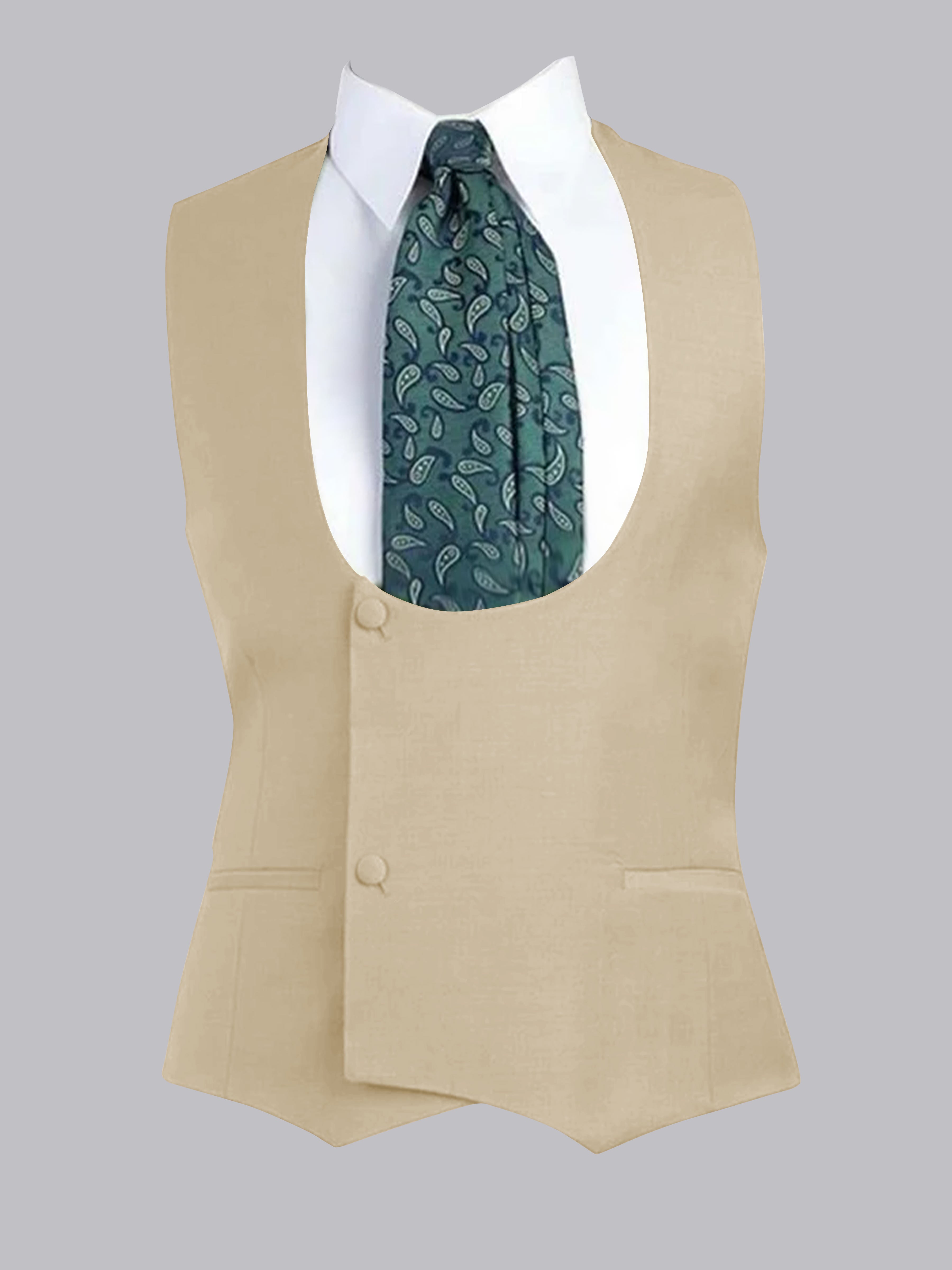 Men's Slim Fit One-Button Vest UK