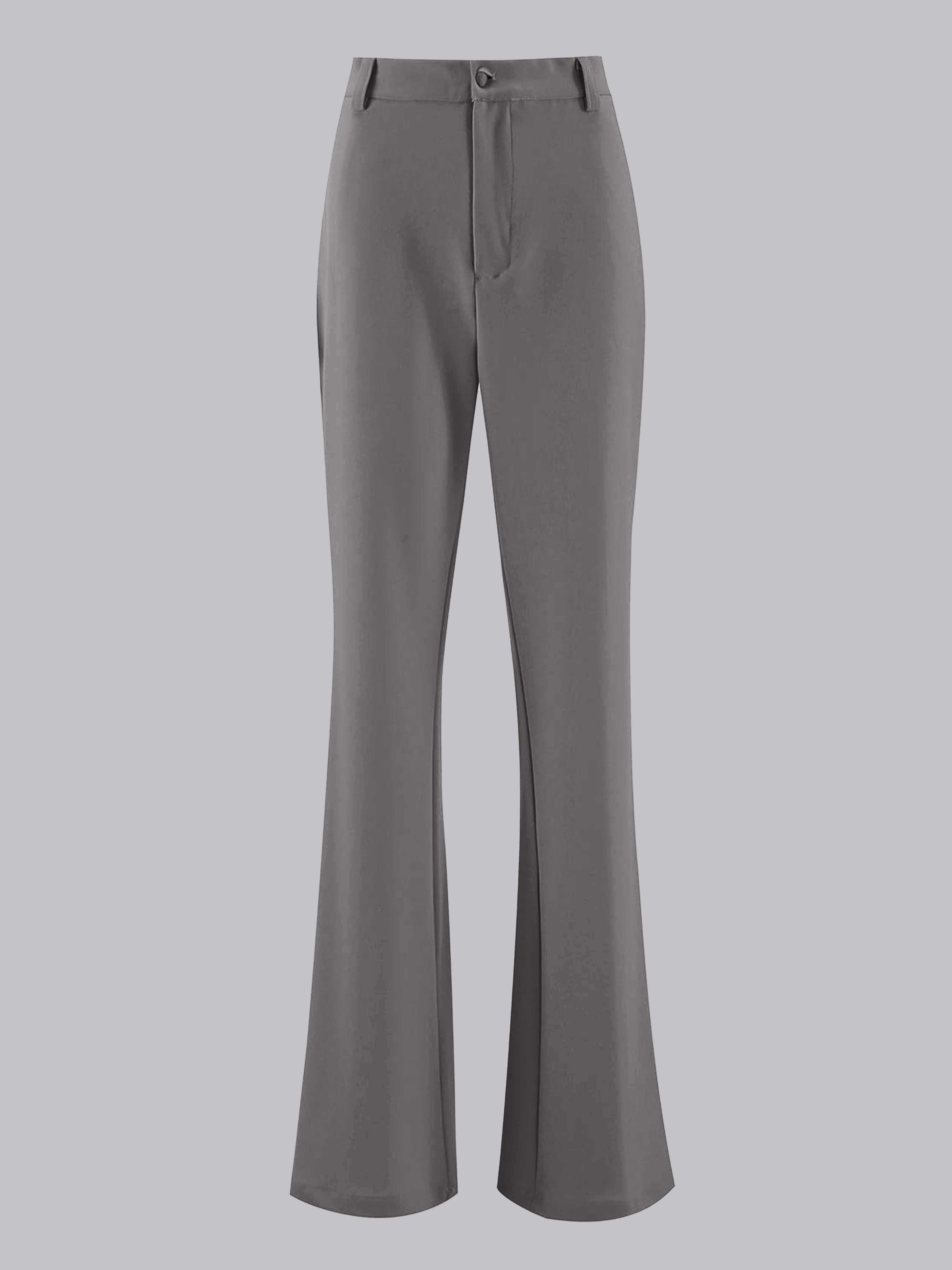 Women's Slim Fit Flared Trousers UK