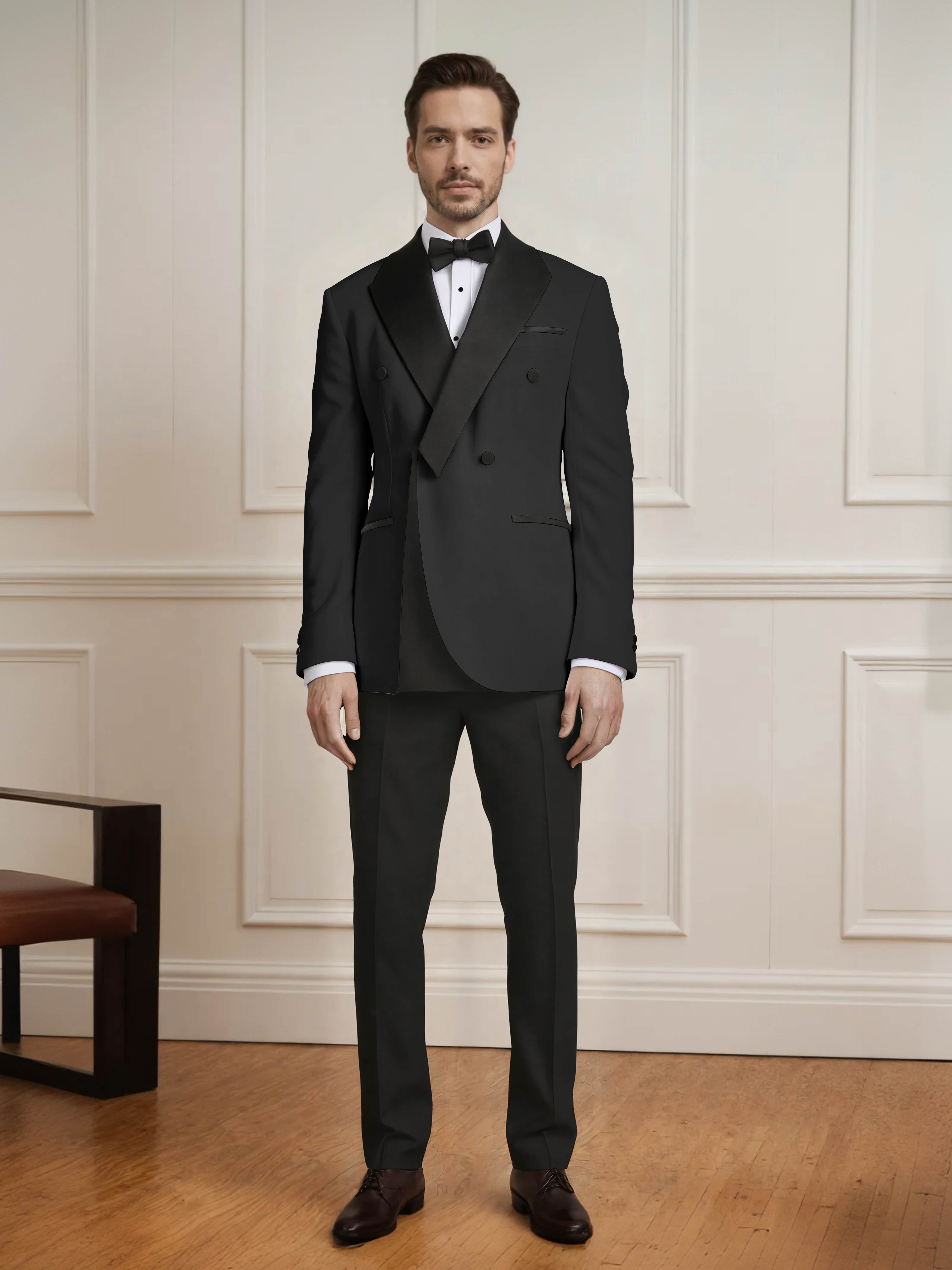 Fresh Men's Color Block 2 Pieces Notch Lapel Wedding & Prom Suit