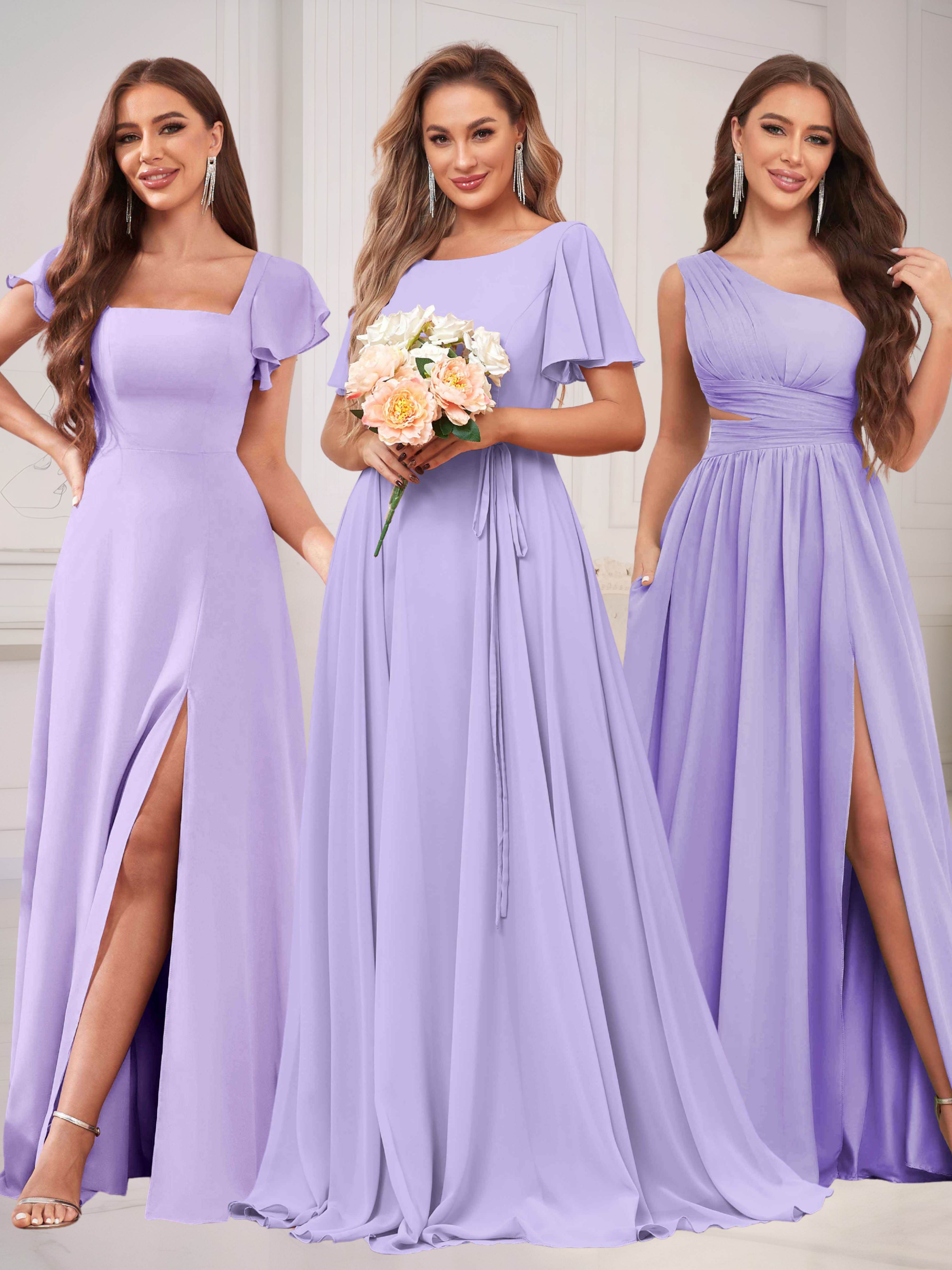 Lilac Bridesmaid Dresses