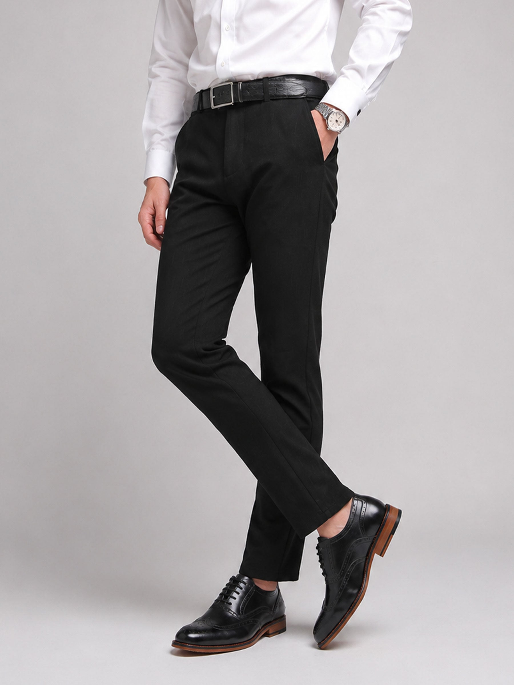 Men's Classic Wingtip Derby Dress Shoes UK