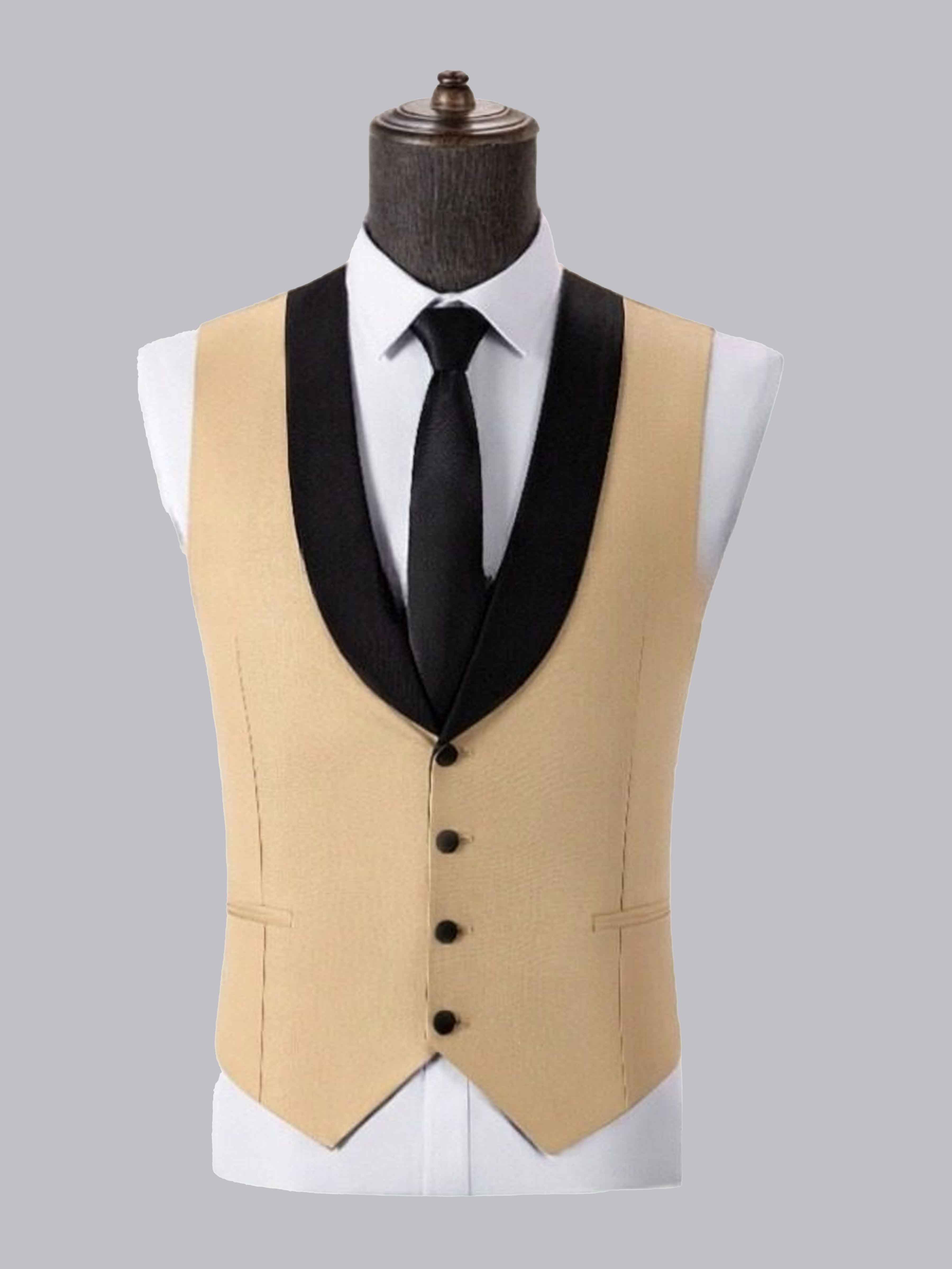 Men's Modern Slim Fit Single Four Buttons Vest UK
