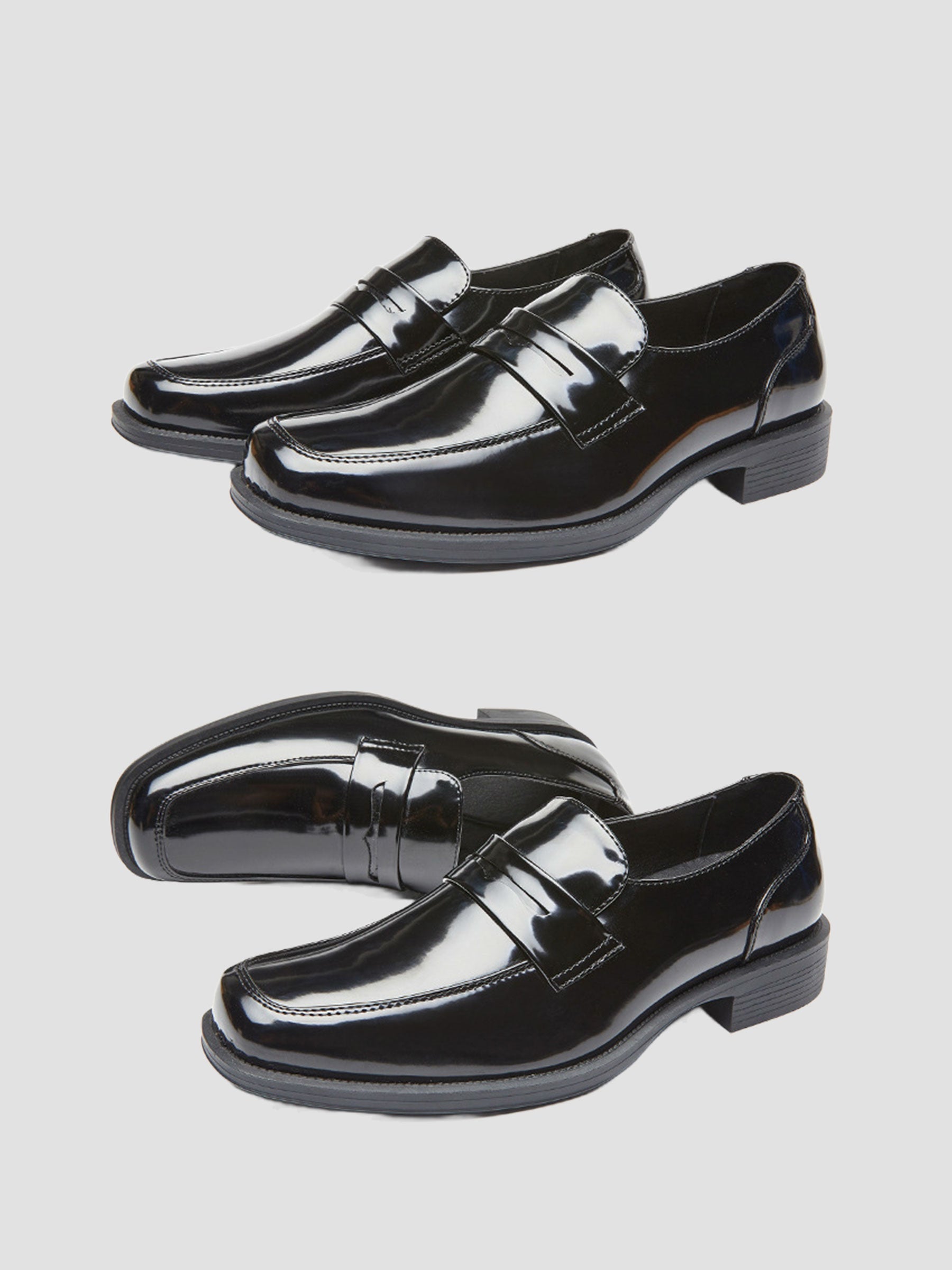 Men's Patent Leather Penny Loafers UK