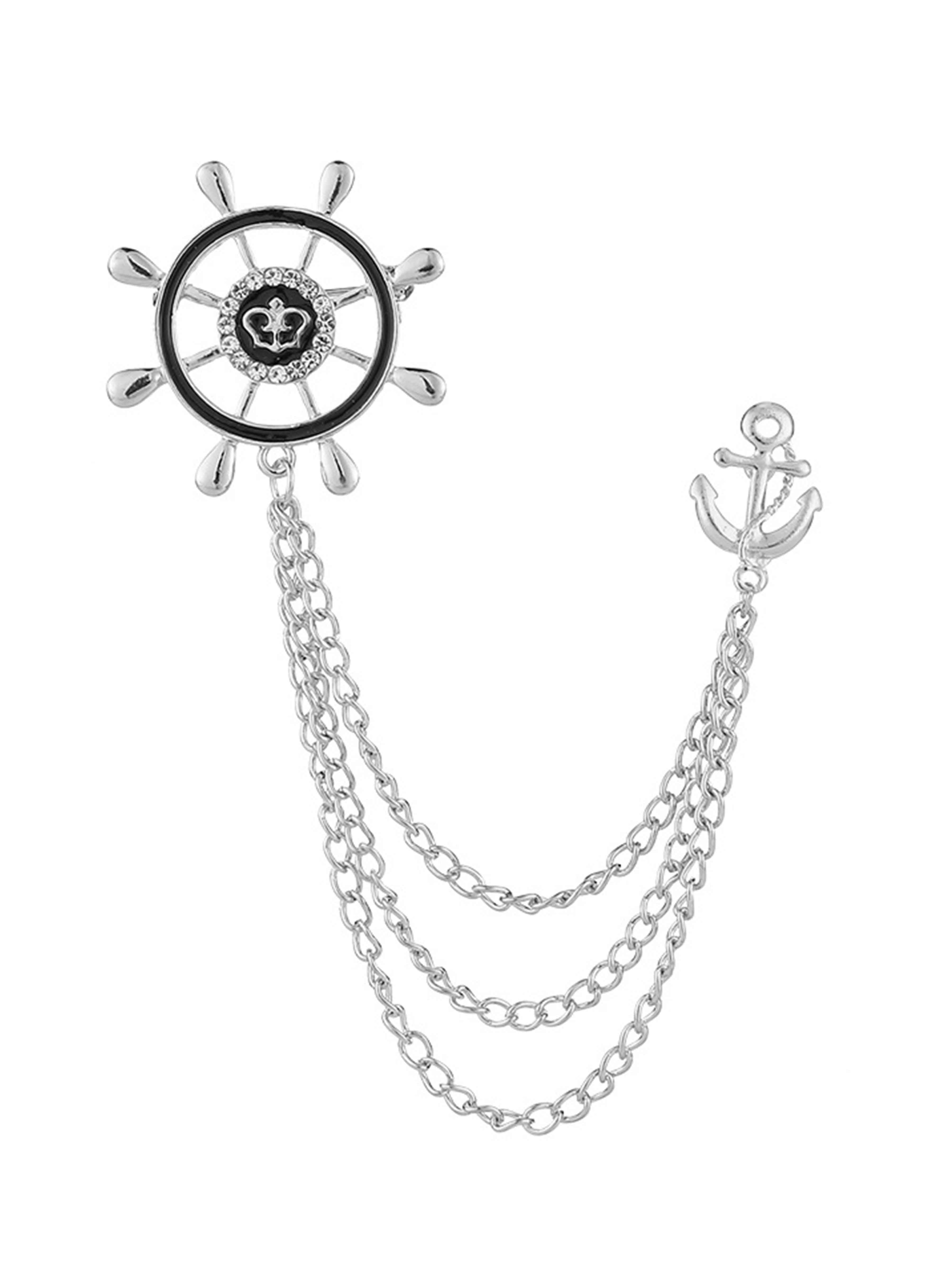 Modern Sliver Men's Brooches & Lapel Pins UK