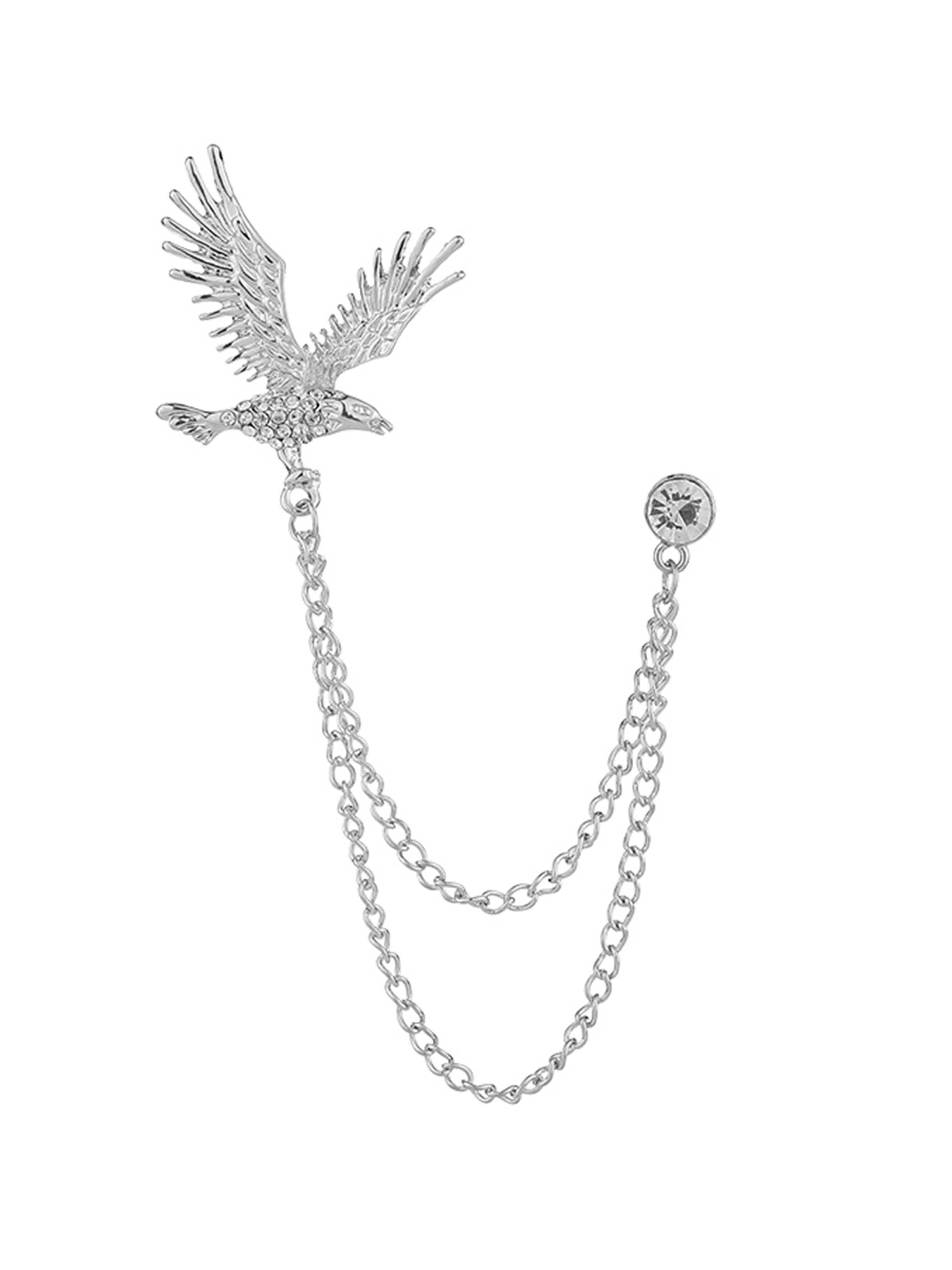 Modern Sliver Men's Brooches & Lapel Pins UK