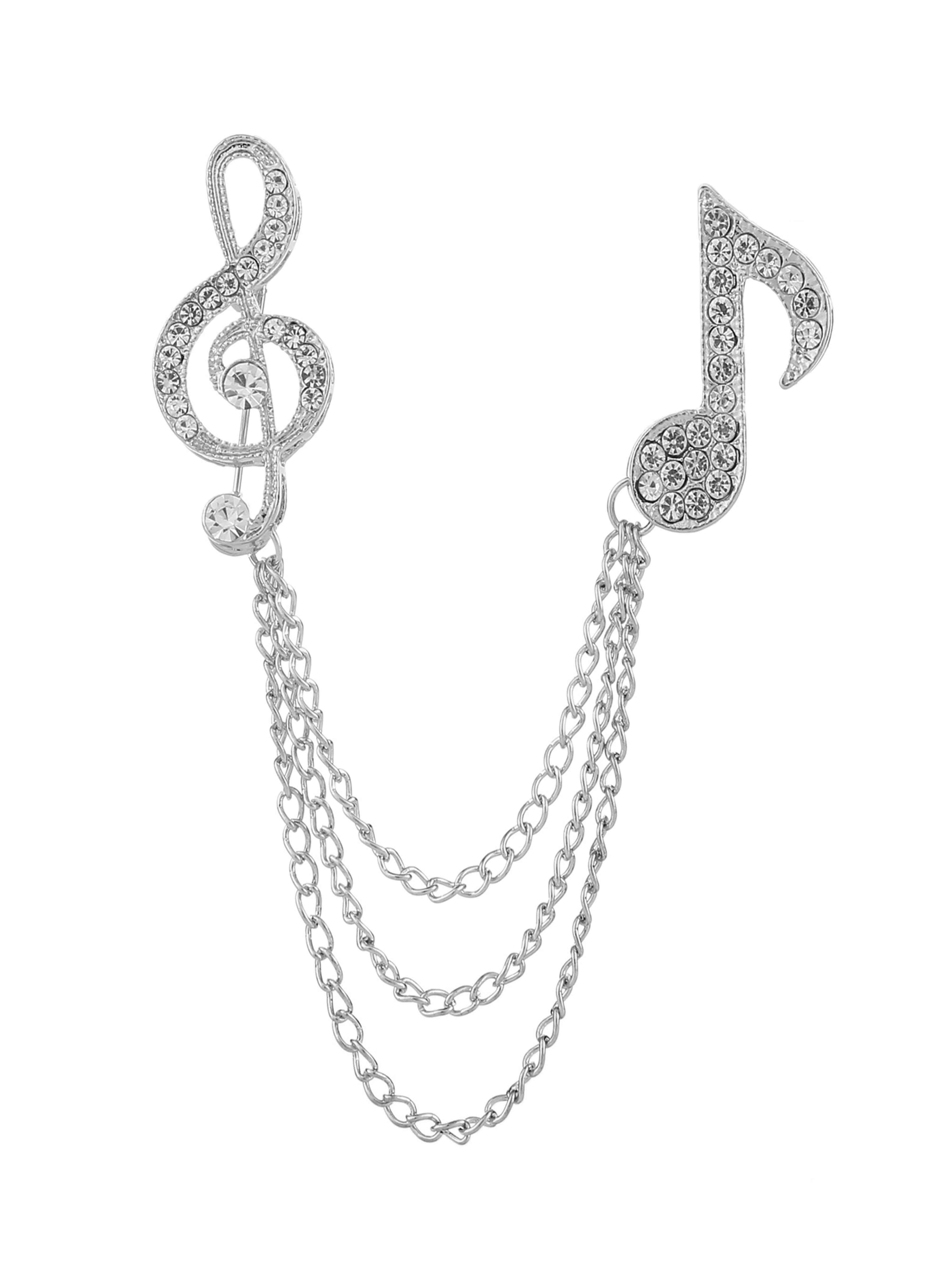 Modern Sliver Men's Brooches & Lapel Pins UK