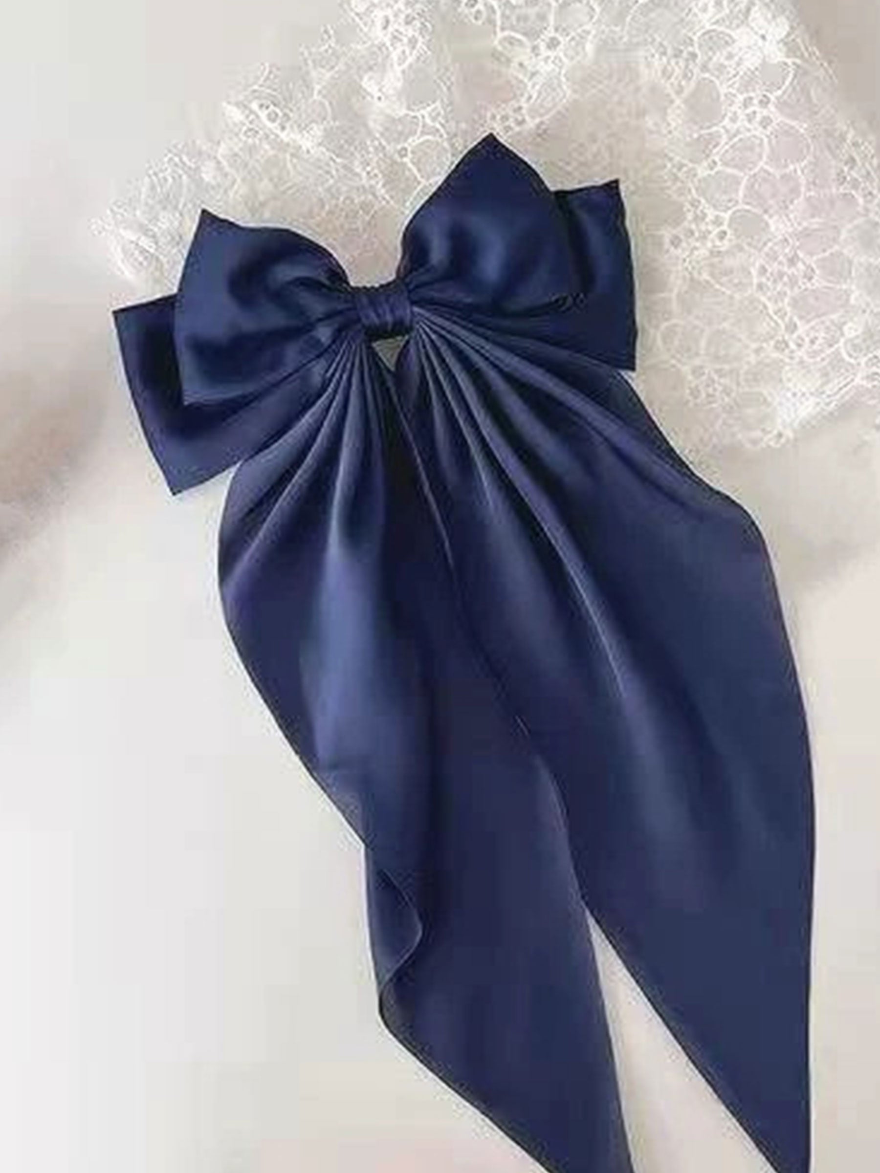 Bow Satin Hair Clip