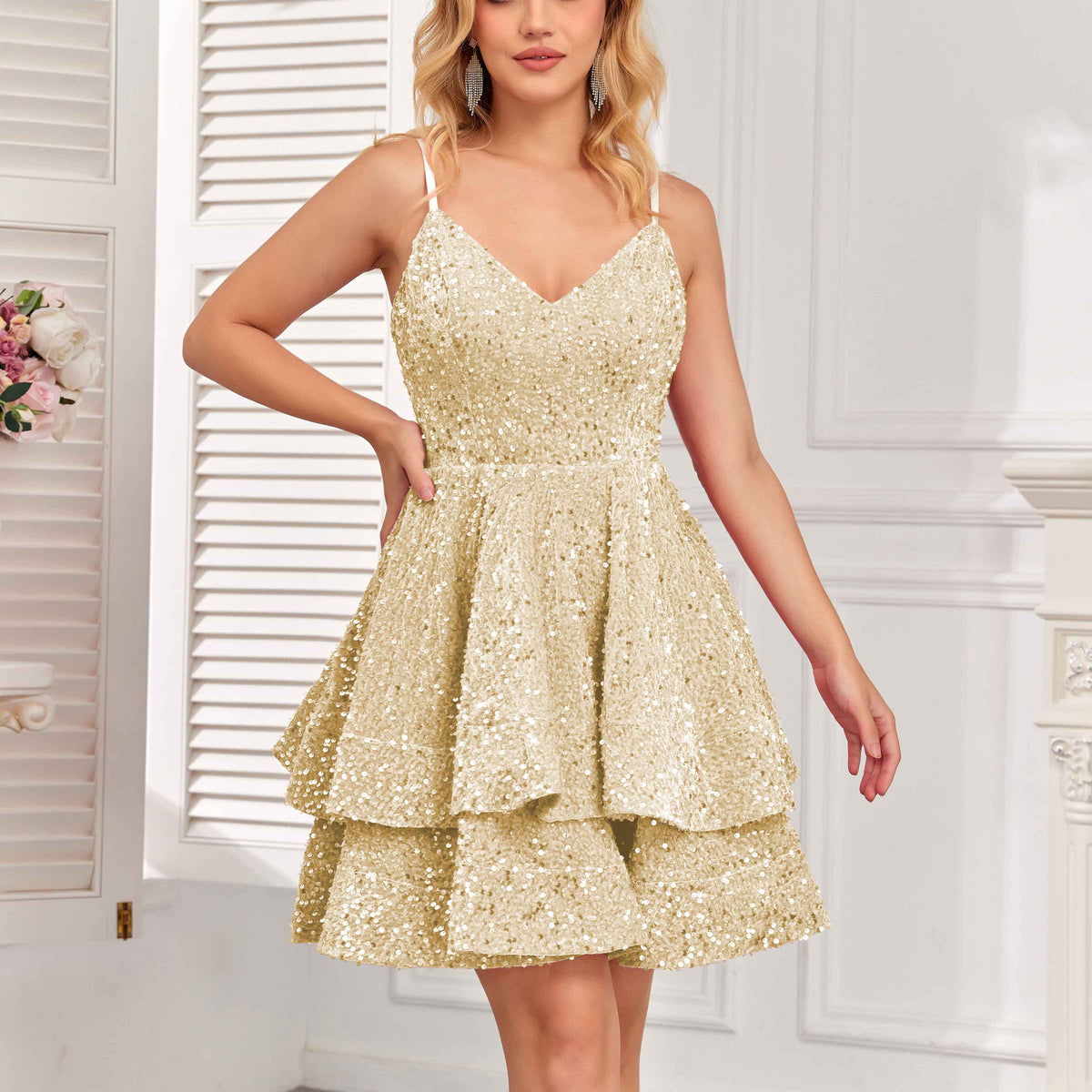 Princess cut party dress hotsell