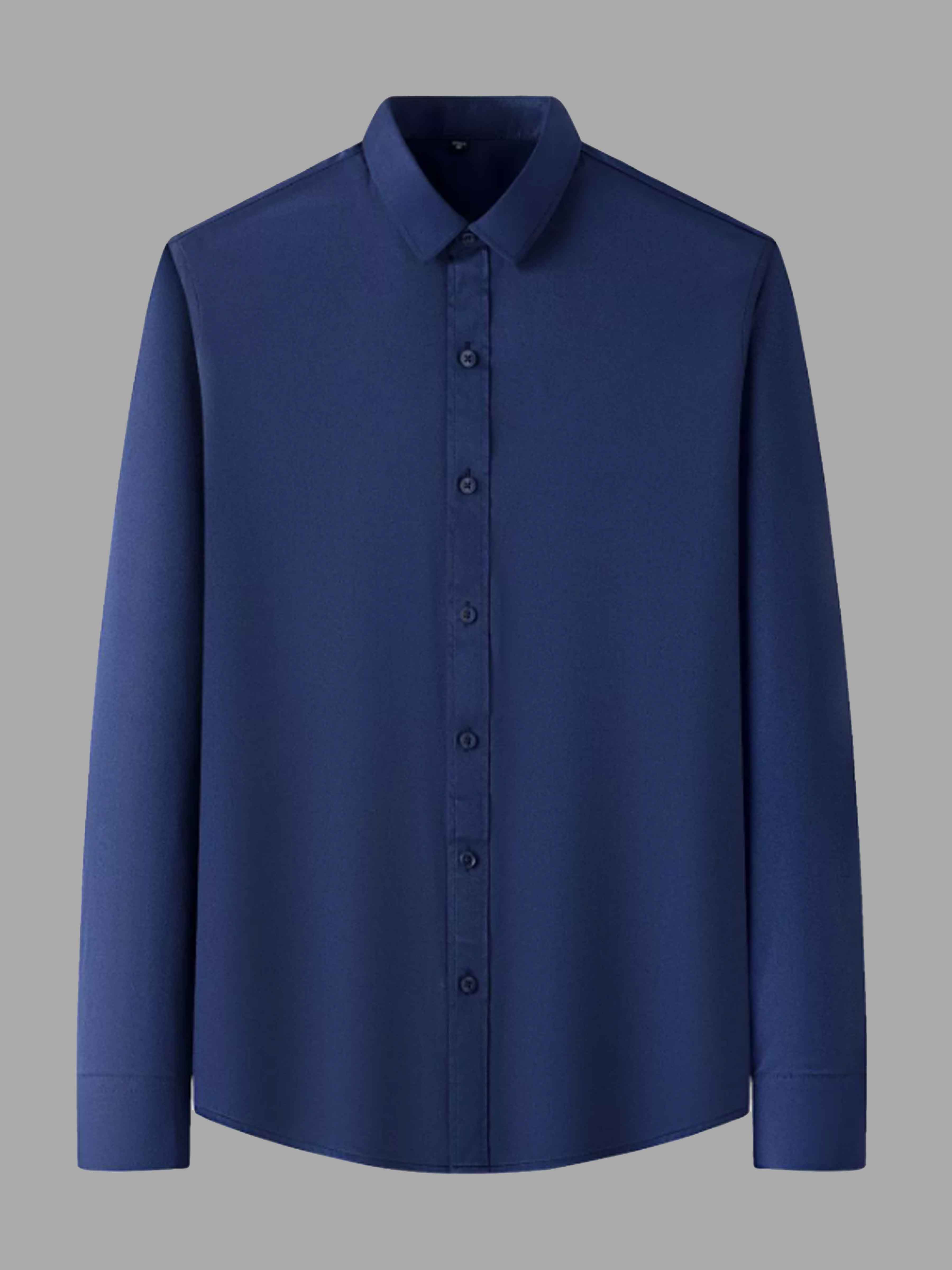 Men's Stretch Non-Iron Dress Shirt for Wedding & Prom UK