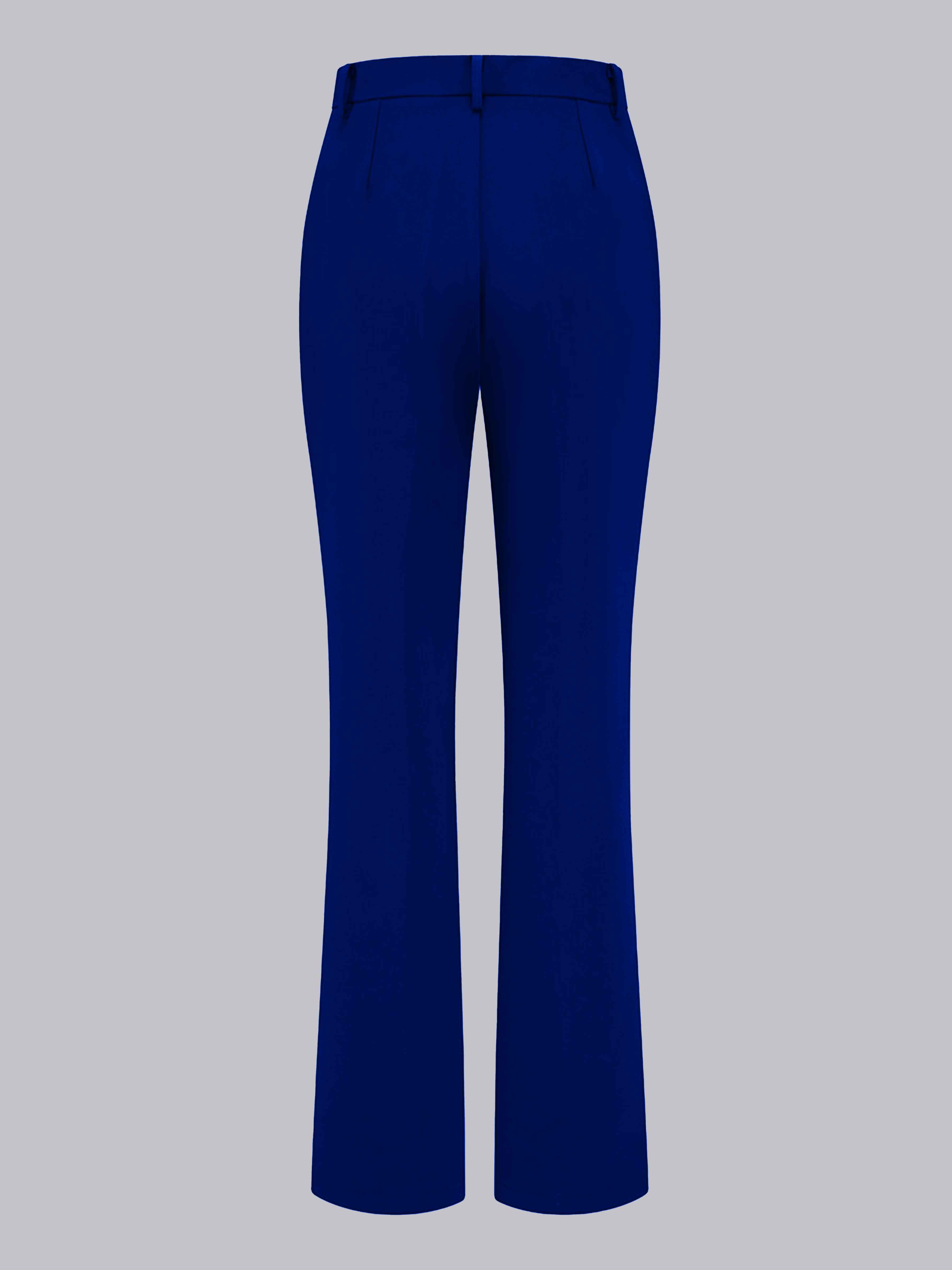 Timeless Women's Slim Fit Flared Trousers UK