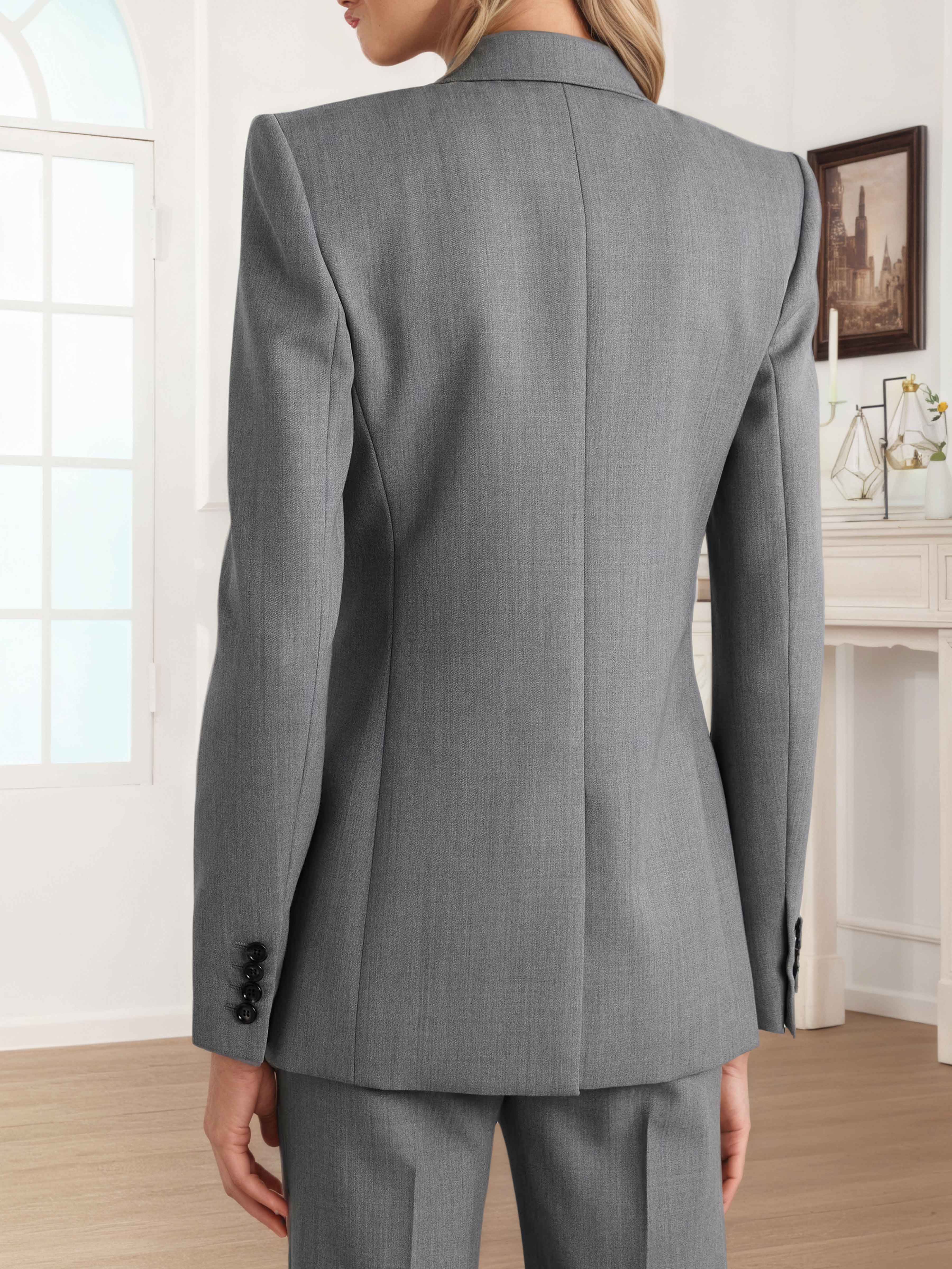 Women's 3 Pieces Business Casual Outfits Blazer UK