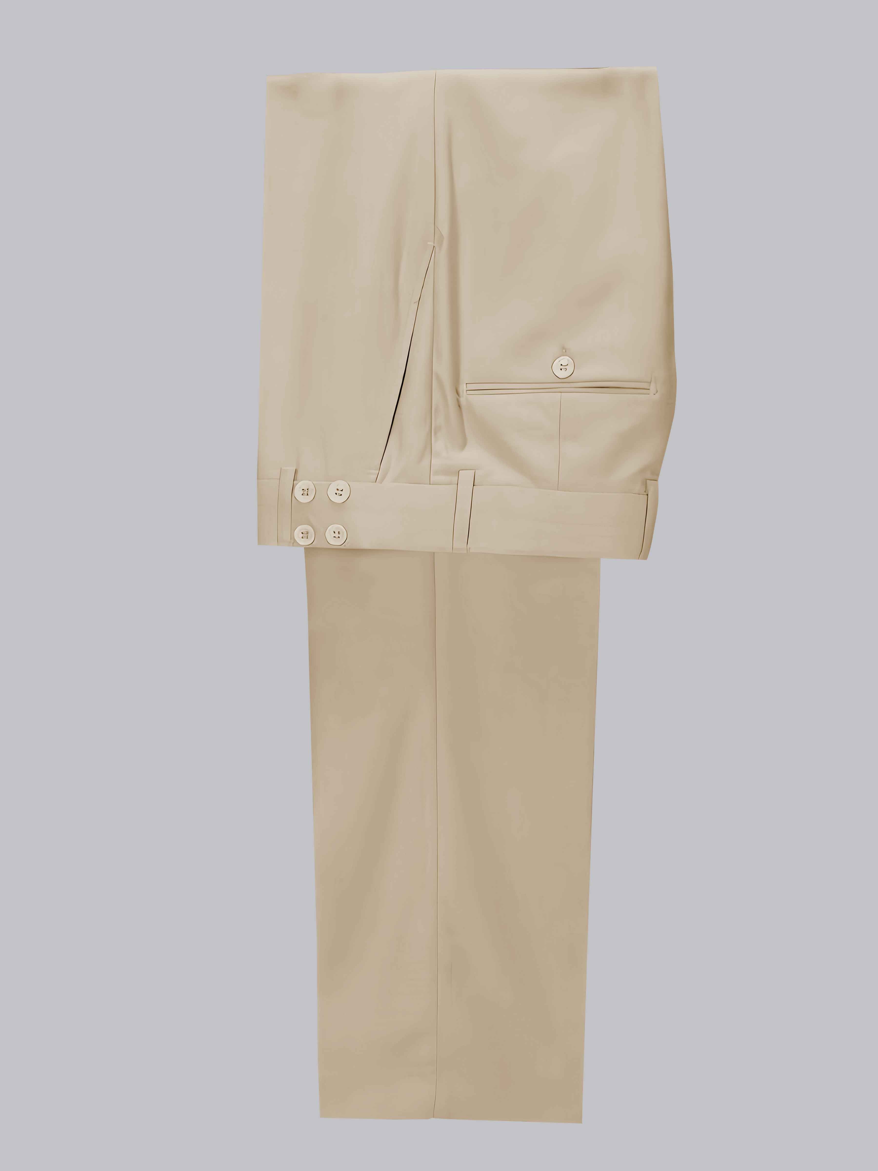 Versatile Men's Straight Leg Plain Standard Fit Pants UK