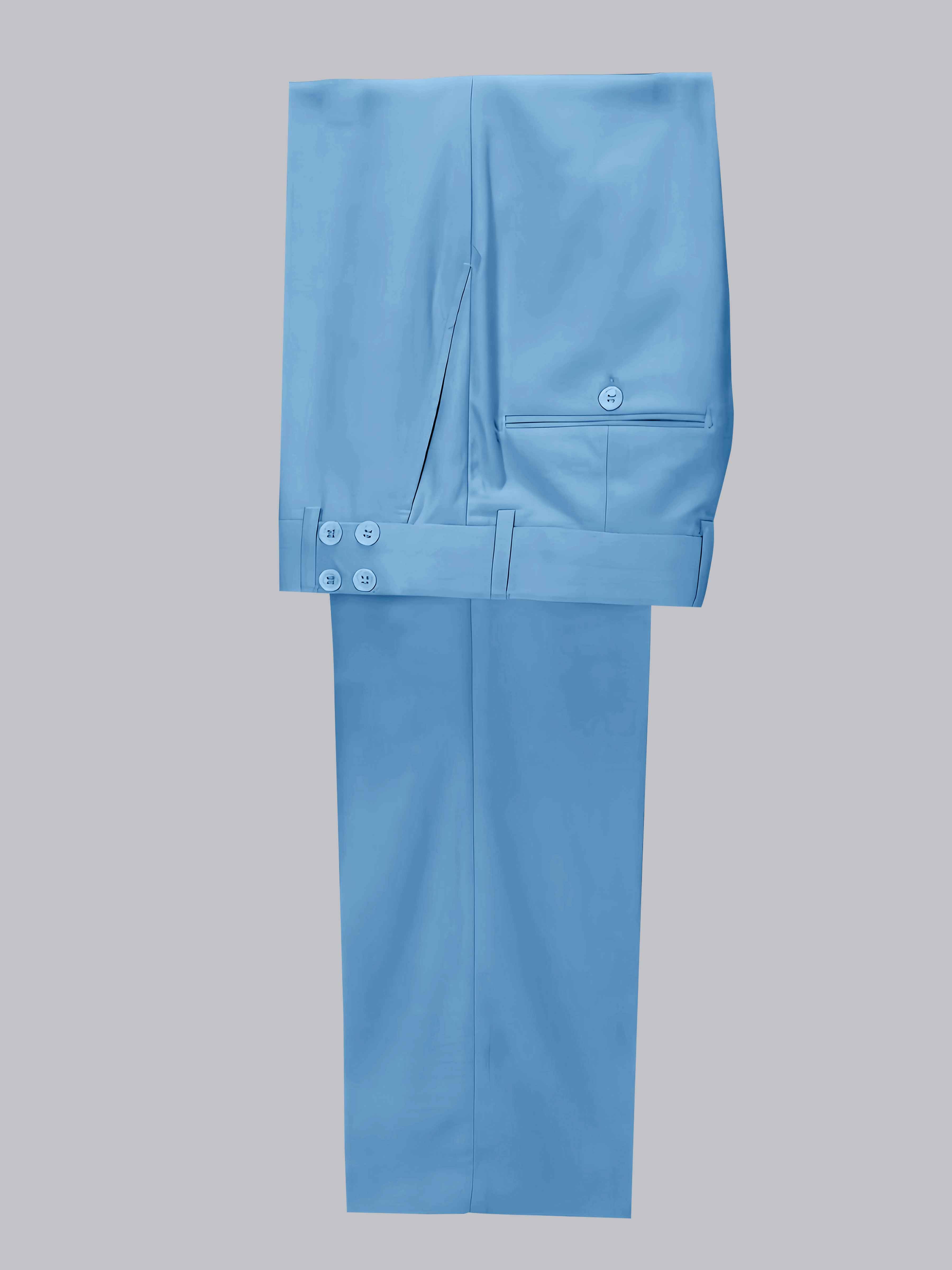 Versatile Men's Straight Leg Plain Standard Fit Pants UK