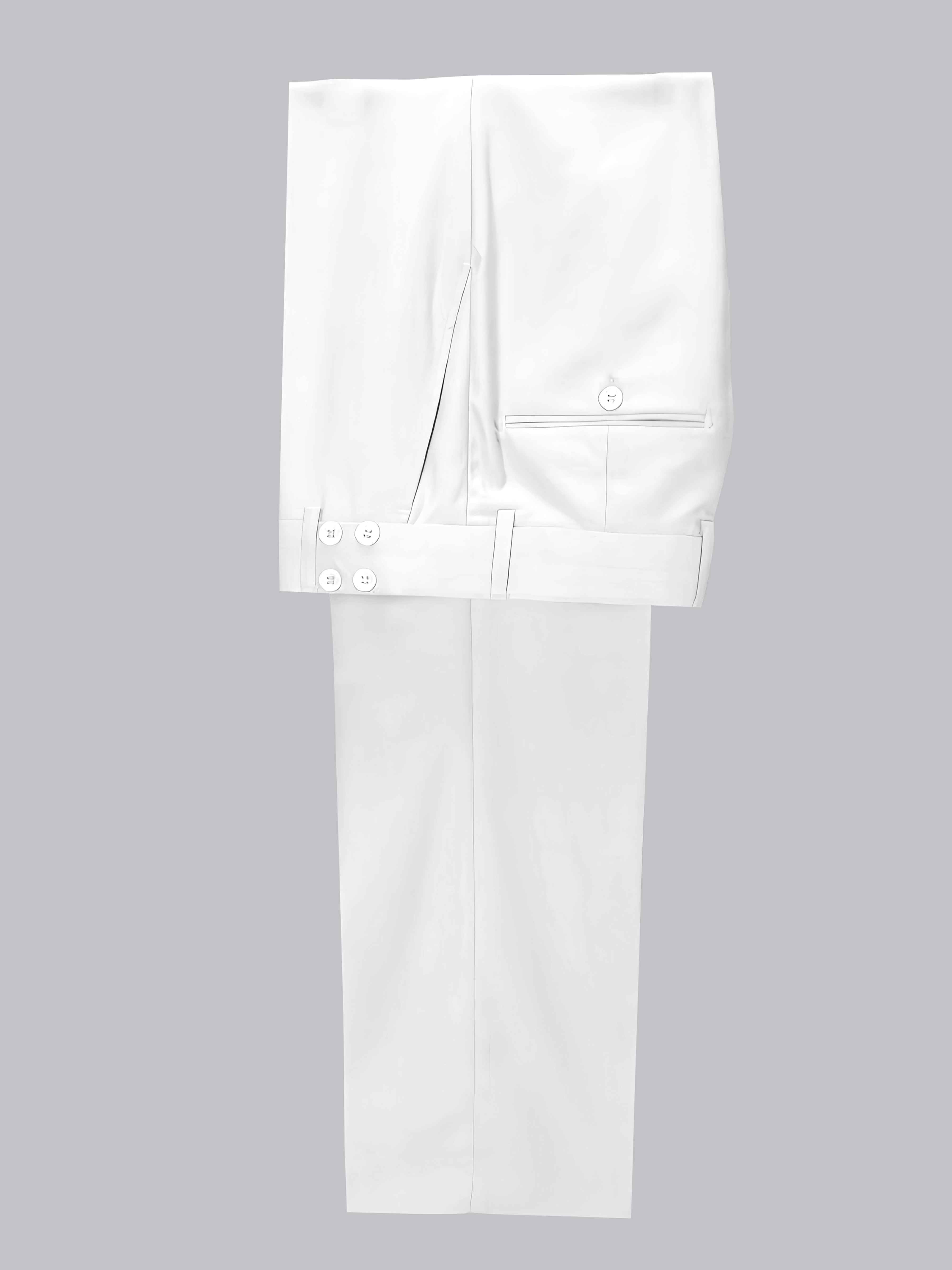 Versatile Men's Straight Leg Plain Standard Fit Pants UK