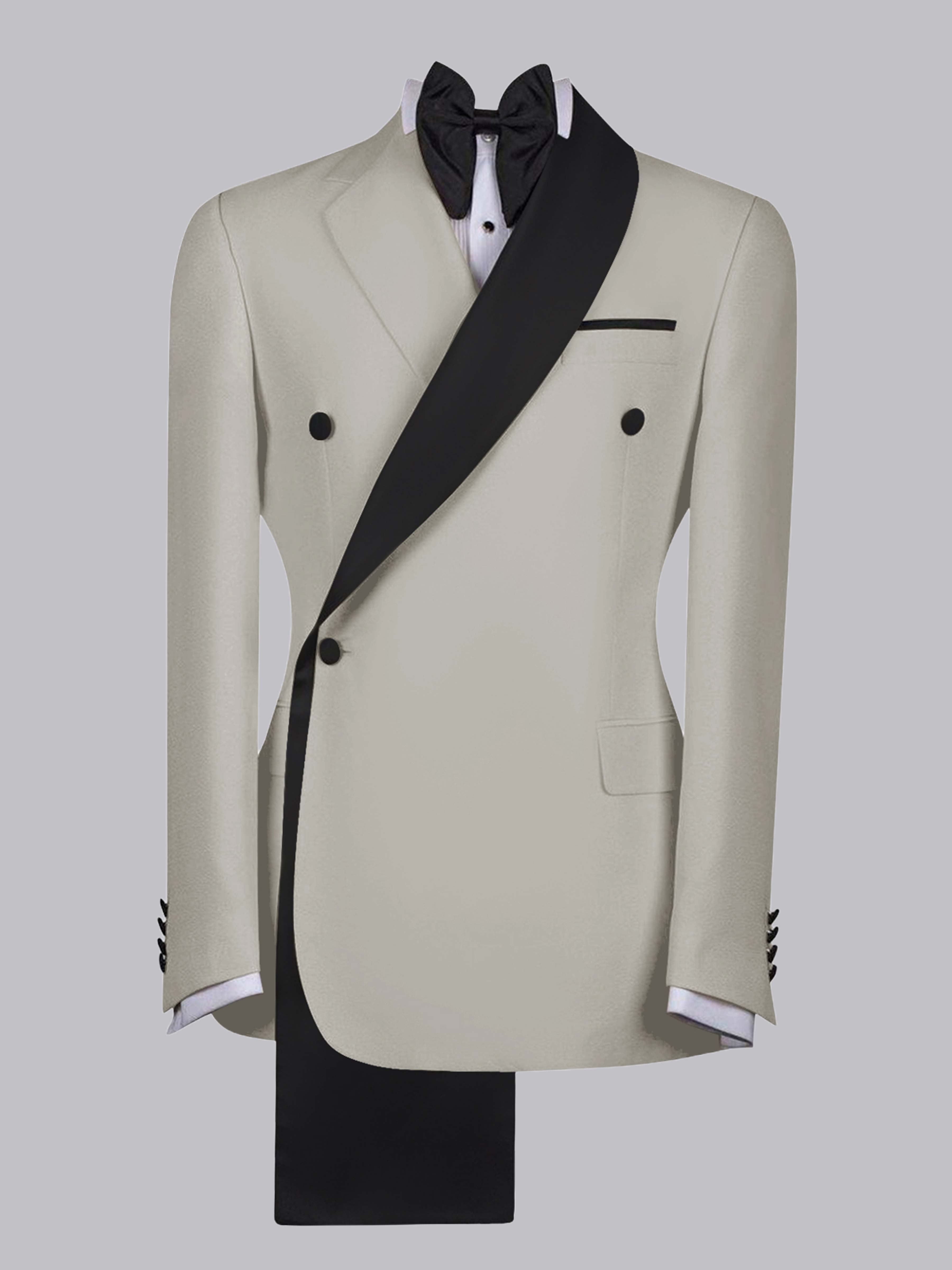 Versatile One Button Men's Shawl Lapel Suit Jacket