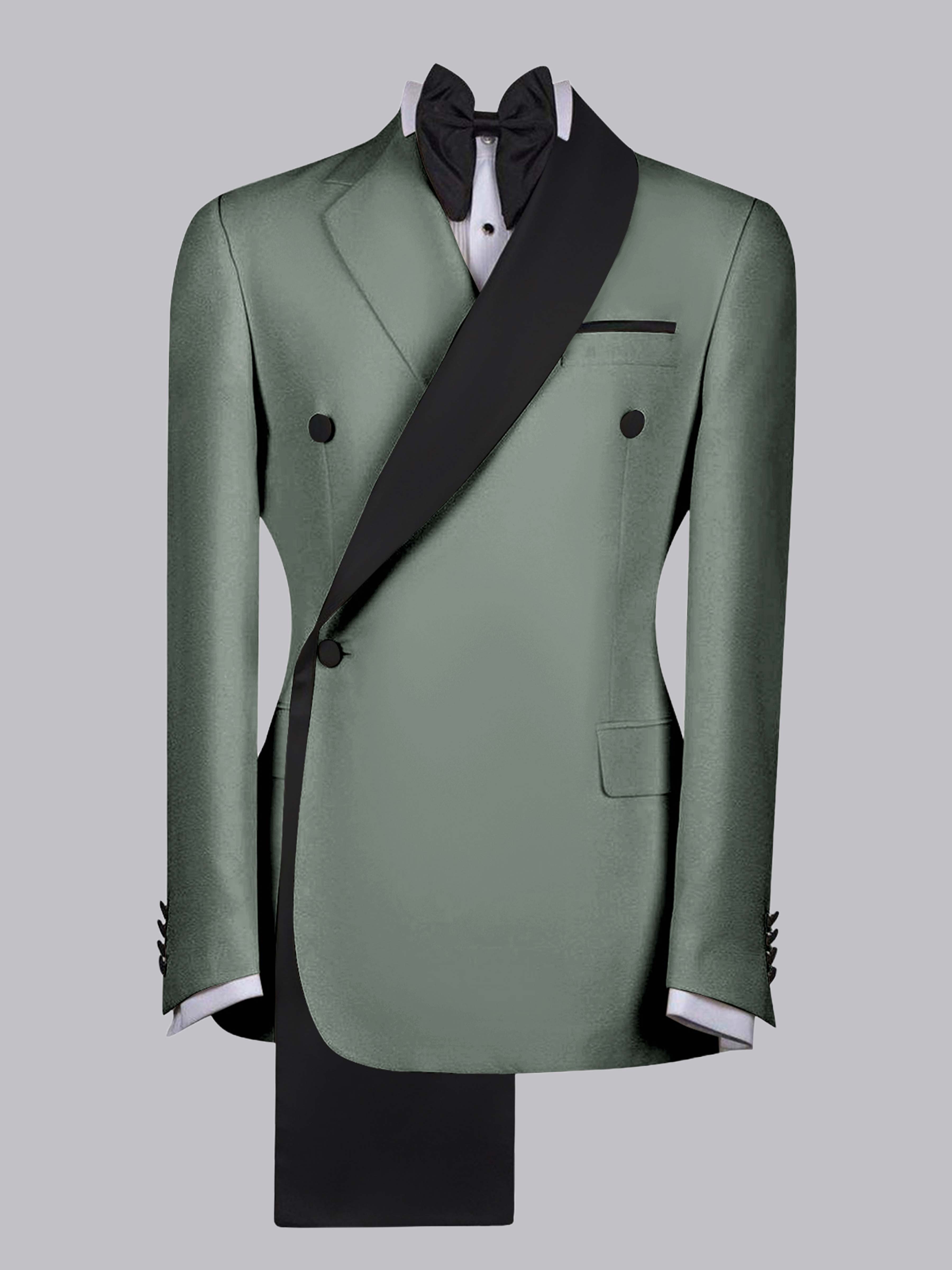 Versatile One Button Men's Shawl Lapel Suit Jacket