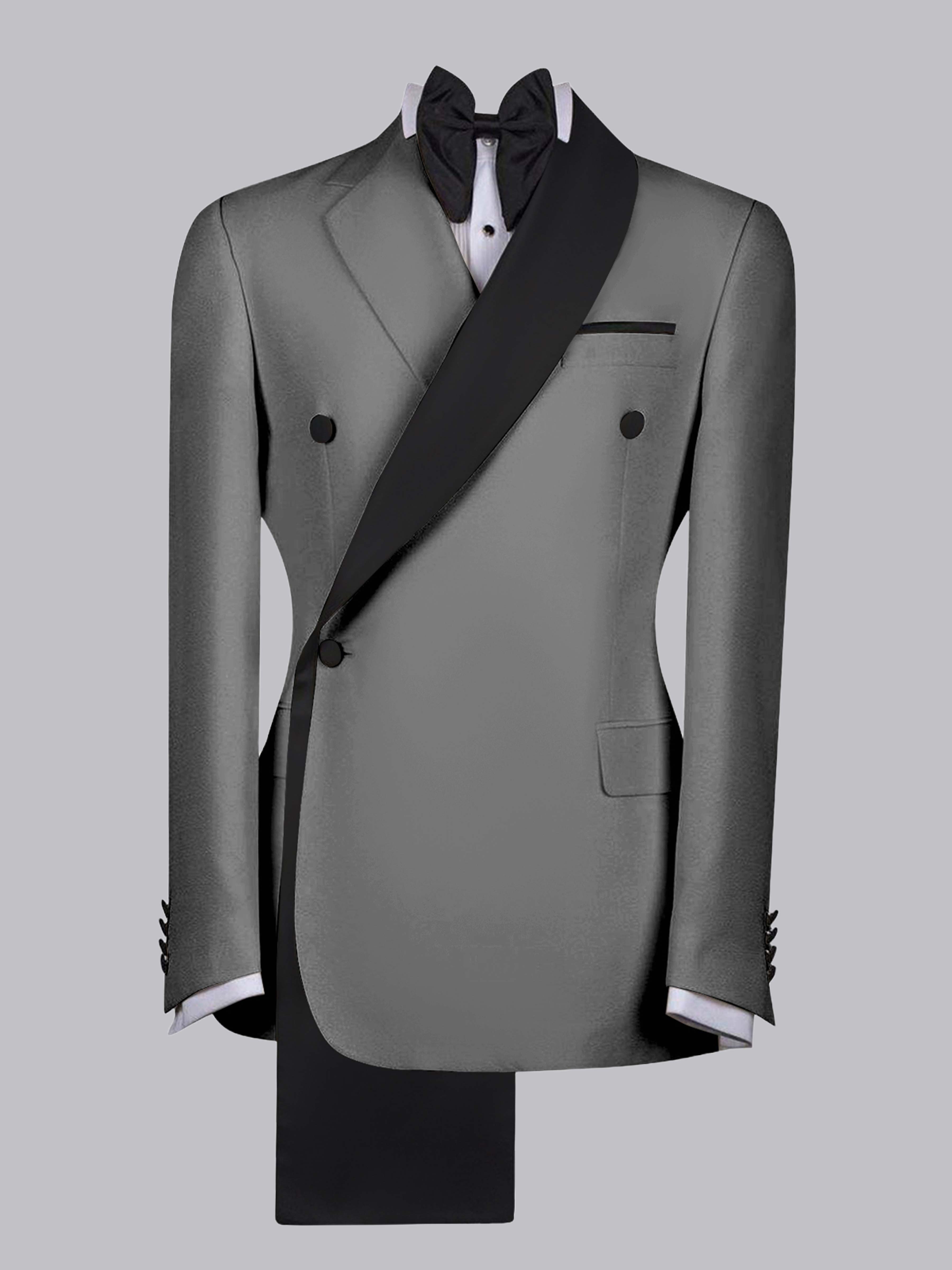 Versatile One Button Men's Shawl Lapel Suit Jacket