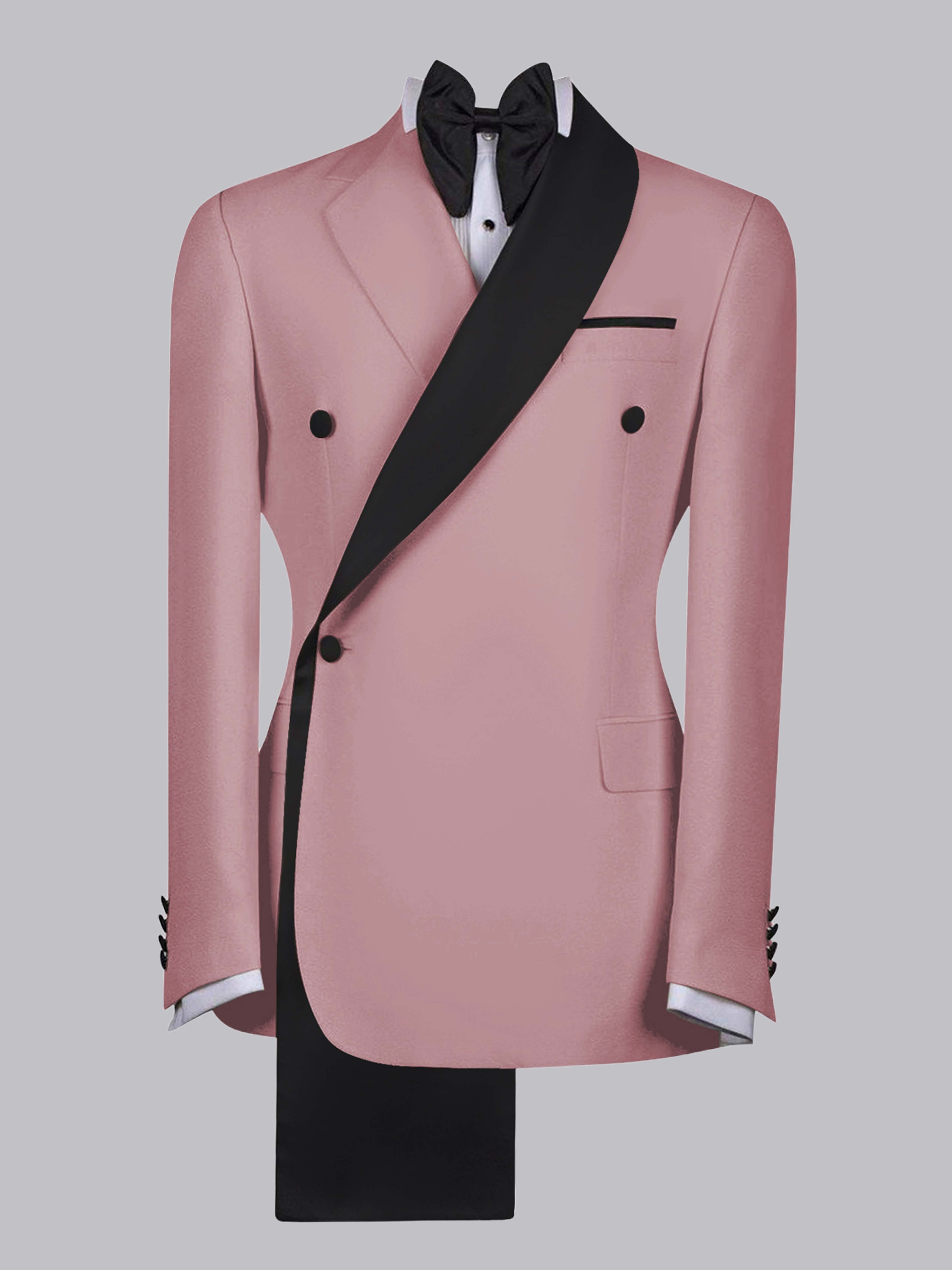 Versatile One Button Men's Shawl Lapel Suit Jacket