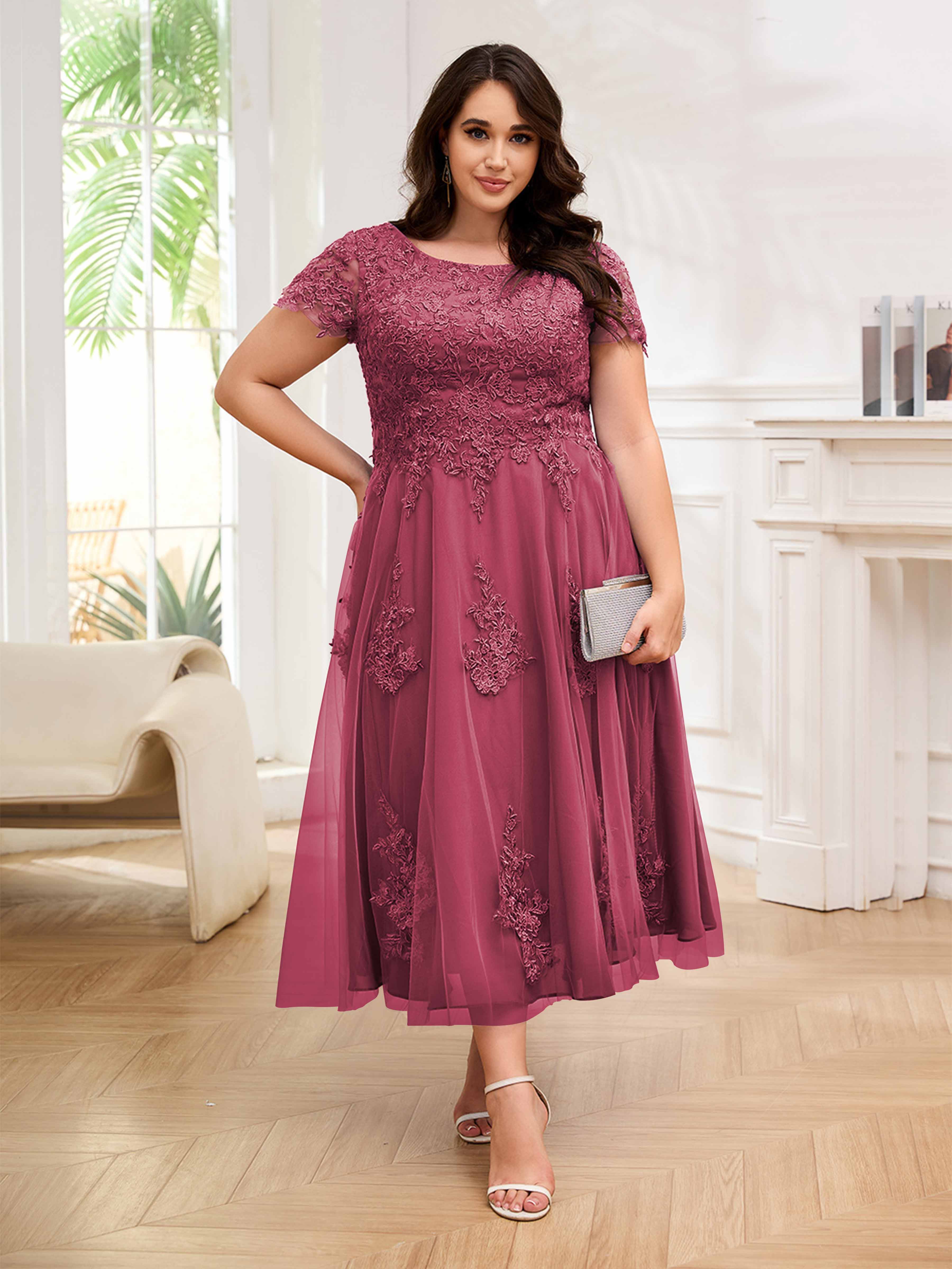 Plus size a line mother of the bride dresses best sale