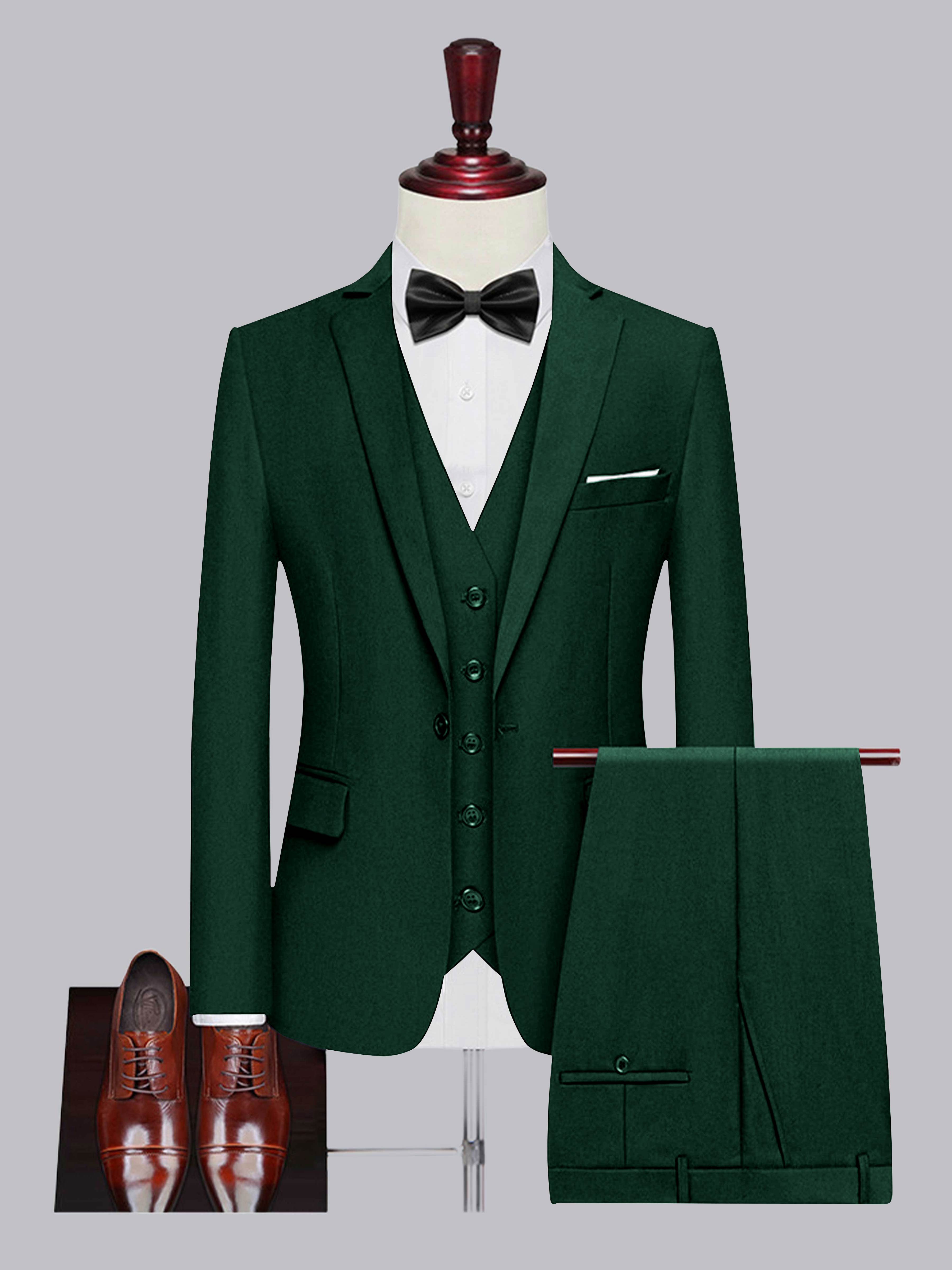 Men's One Button 3 Pieces Wedding Suits UK