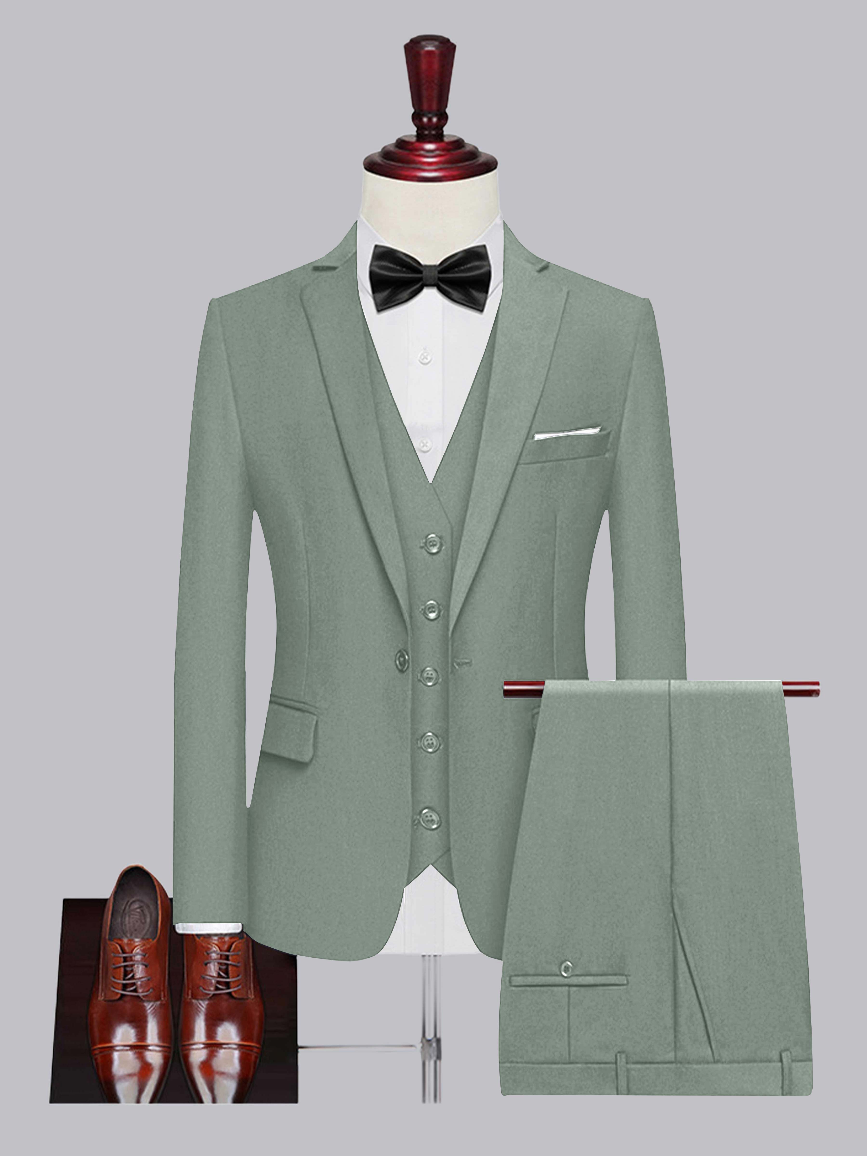 Men's One Button 3 Pieces Wedding Suits UK