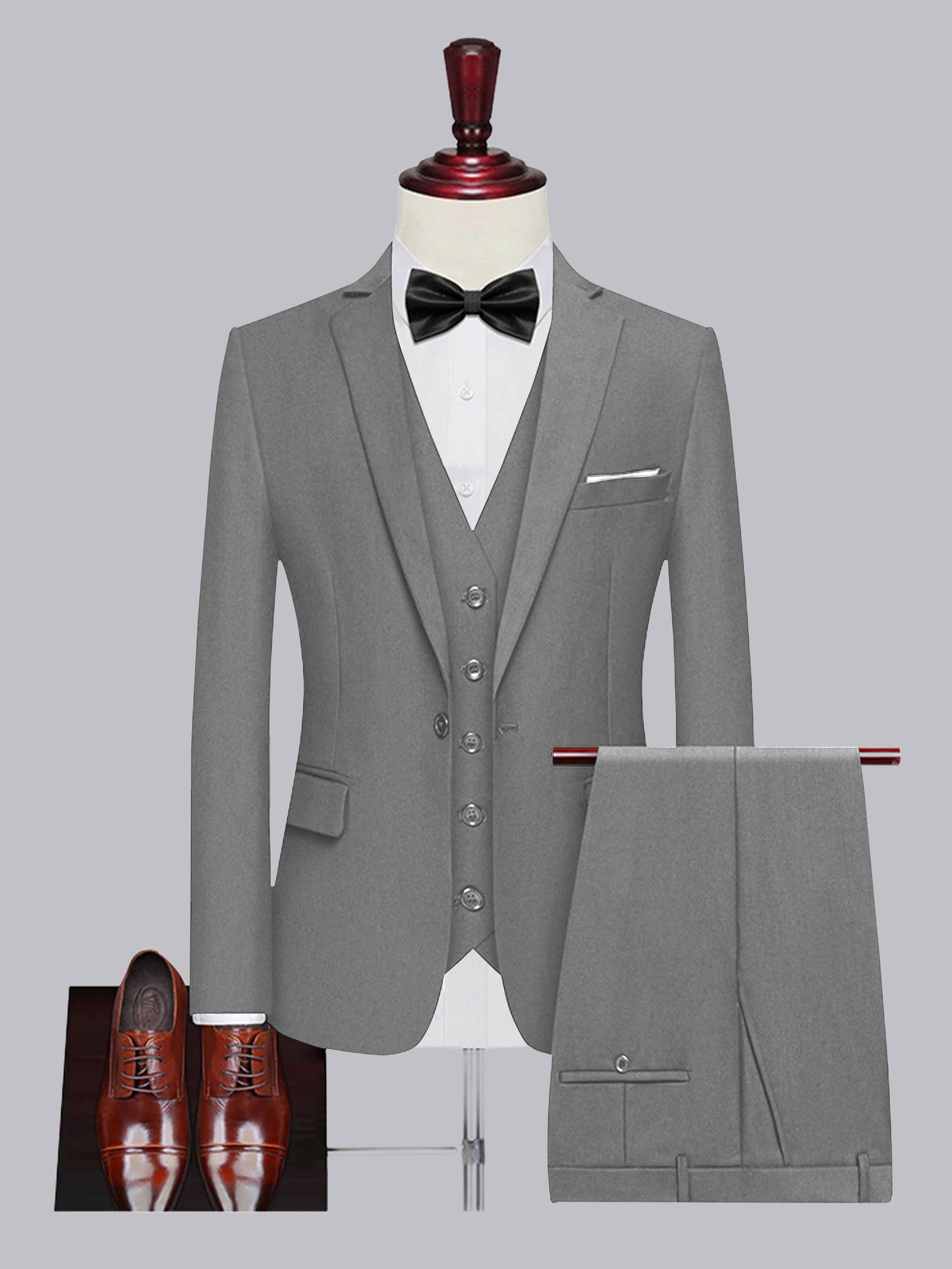 Men's One Button 3 Pieces Wedding Suits UK