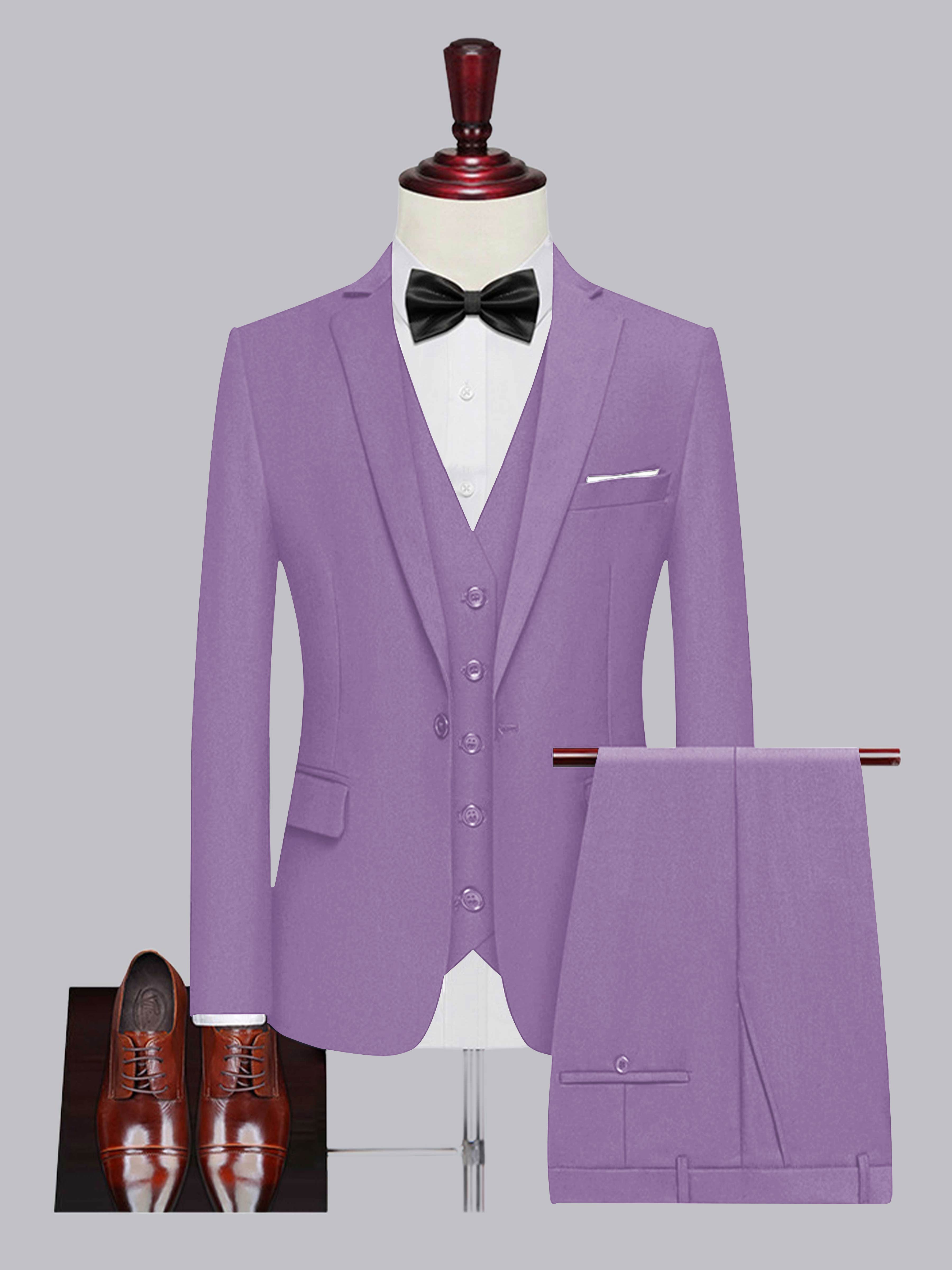 Men's One Button 3 Pieces Wedding Suits UK