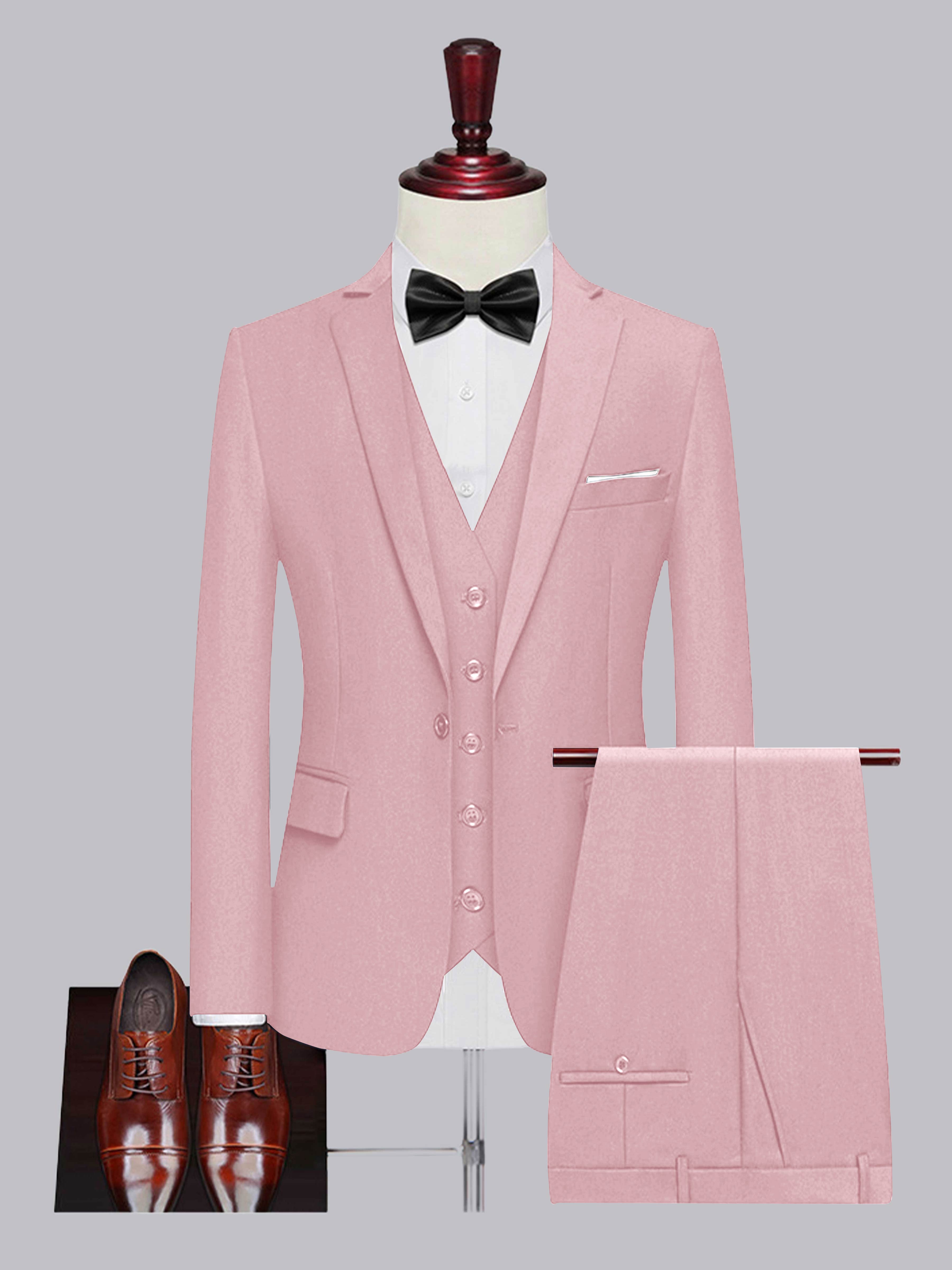 Men's One Button 3 Pieces Wedding Suits UK