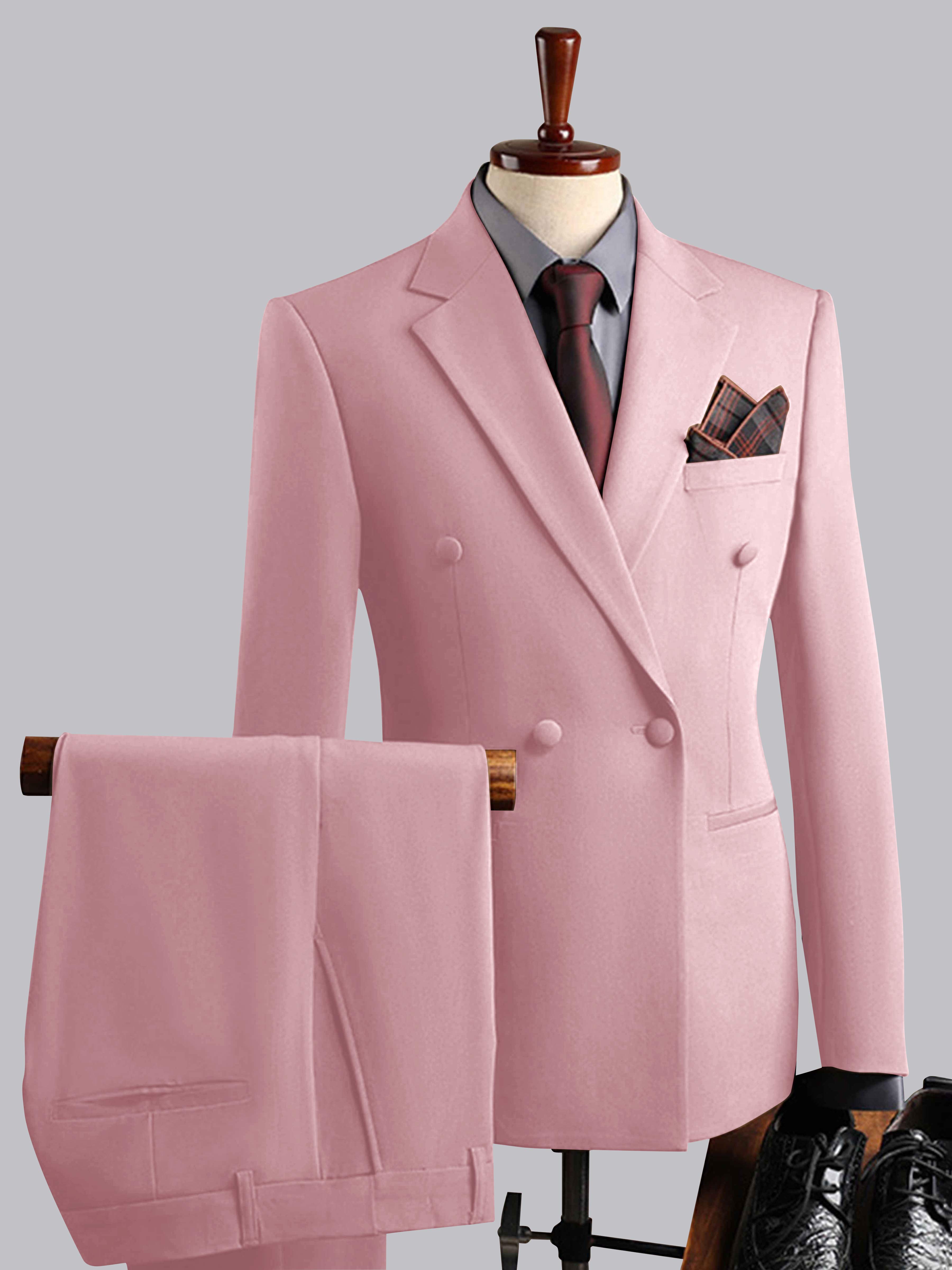 Elegant Men's Double Breasted 3 Pieces Wedding Suits UK